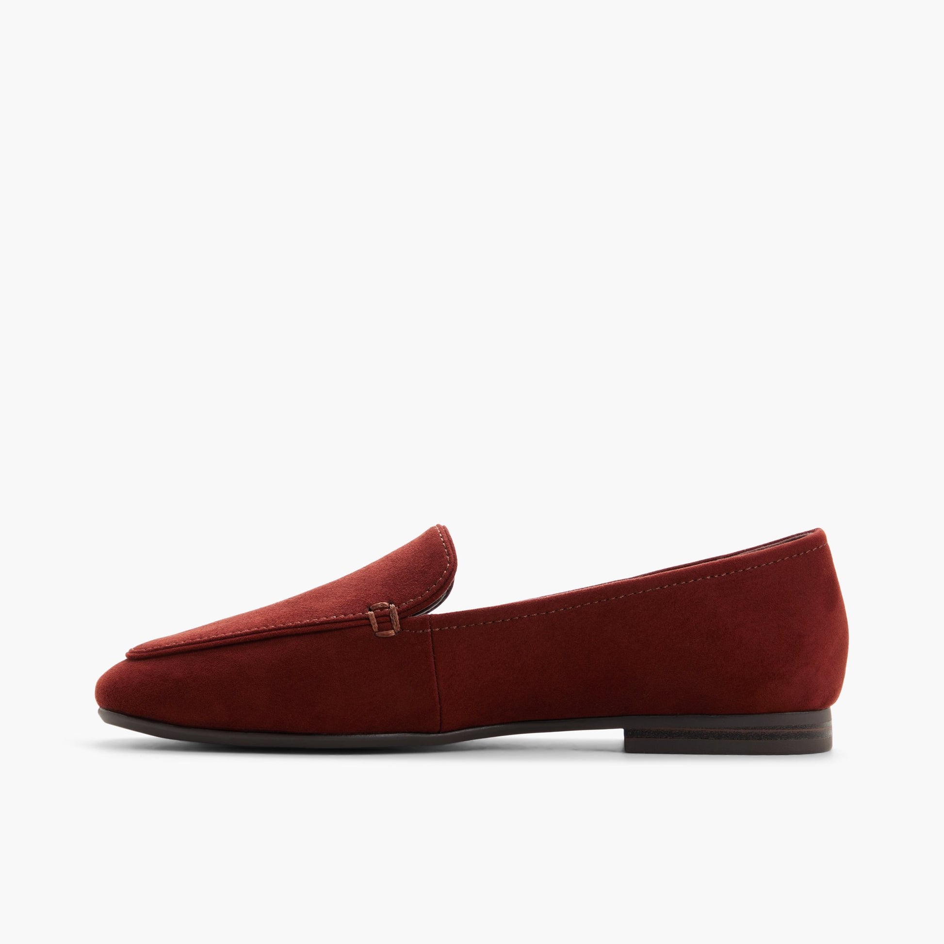 Side view of Burgundy Rhiley Loafers