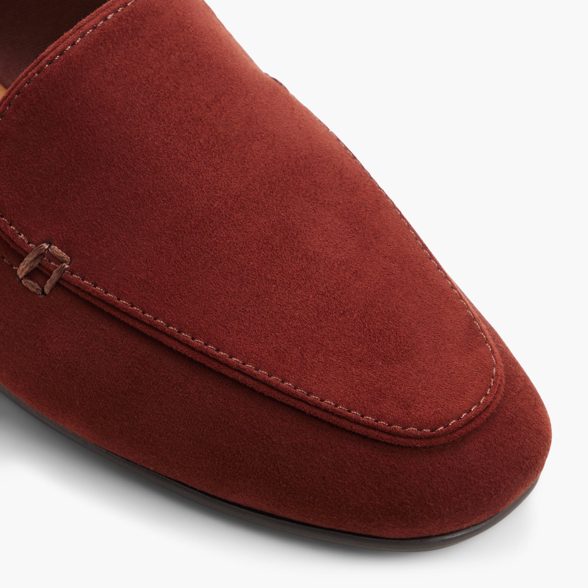 Close-up of the Burgundy Rhiley Loafers