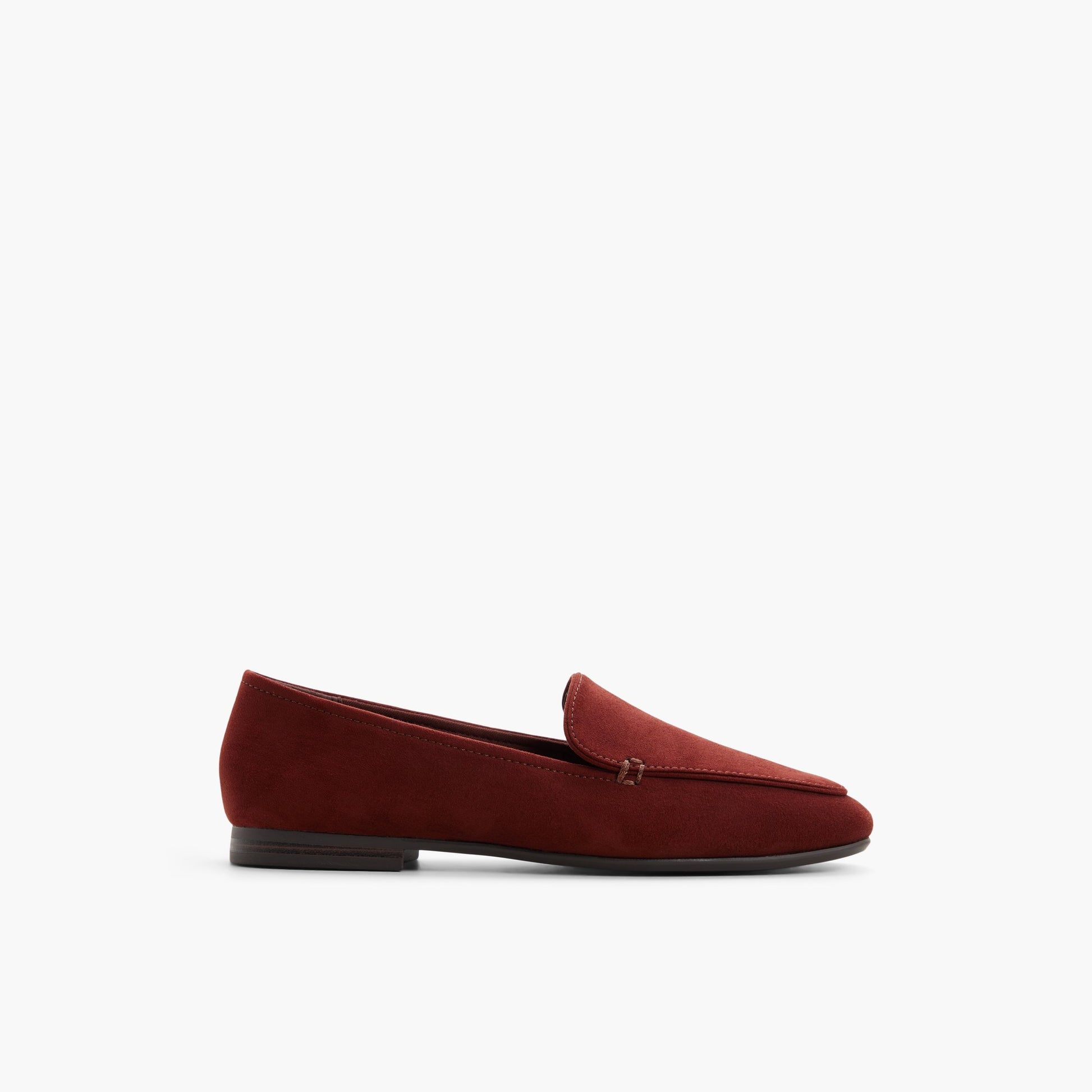 Main View of Burgundy Rhiley Loafers for Womens