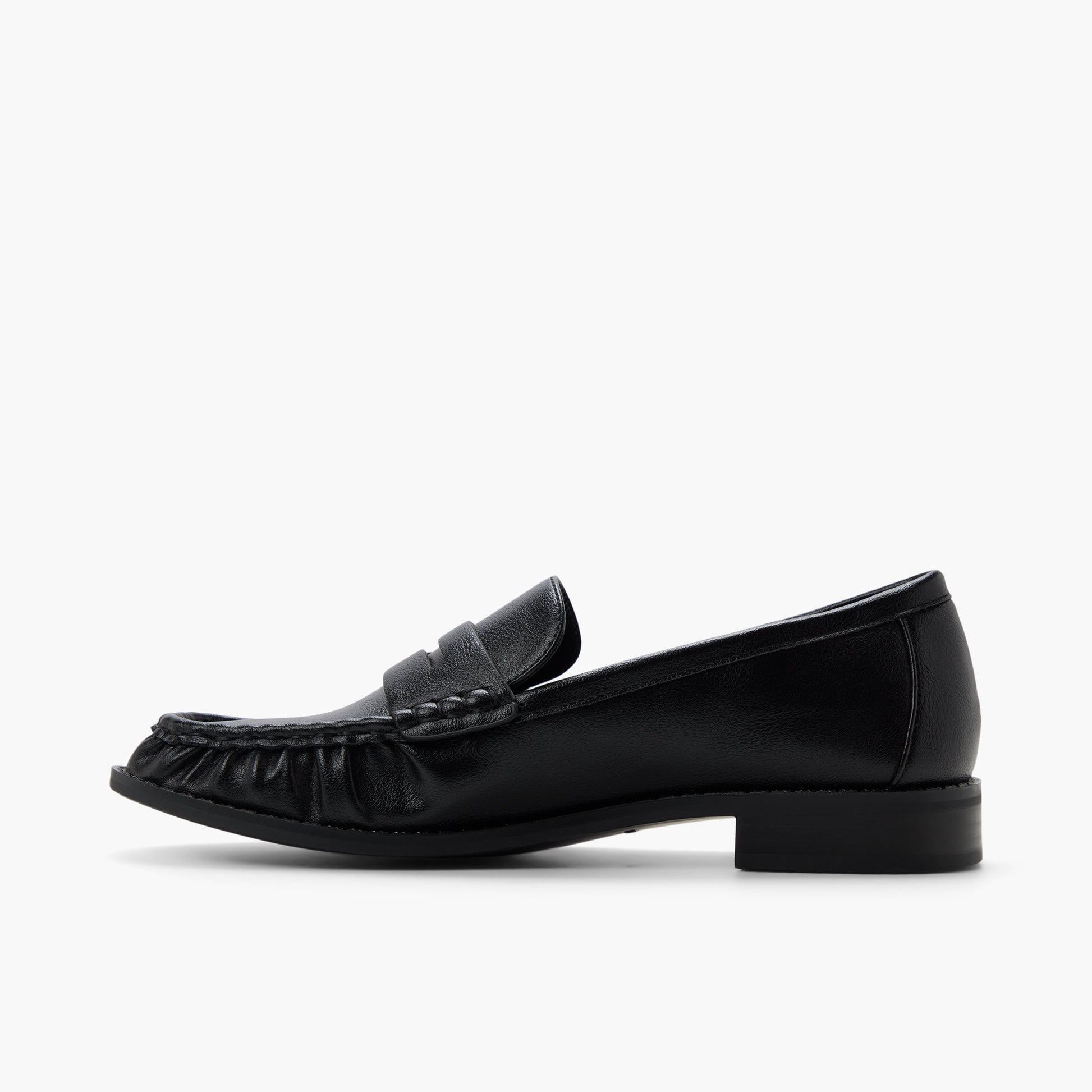 Side view of Black Bobbyy Loafers