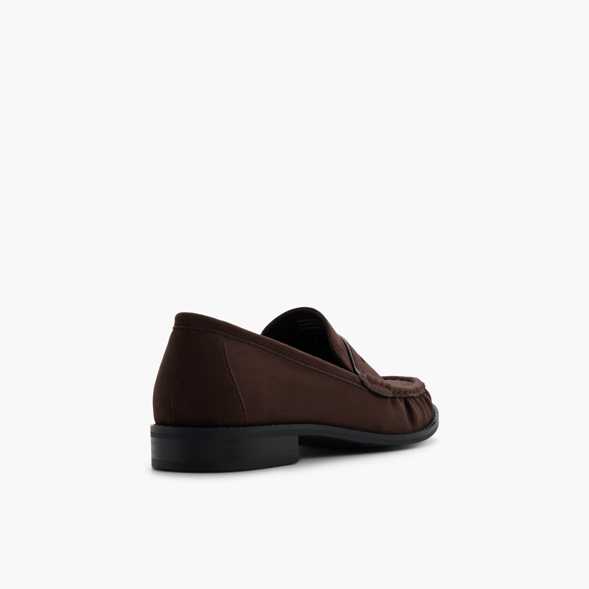 Three-quarter angle of Dark brown Bobbyy Loafers's back side