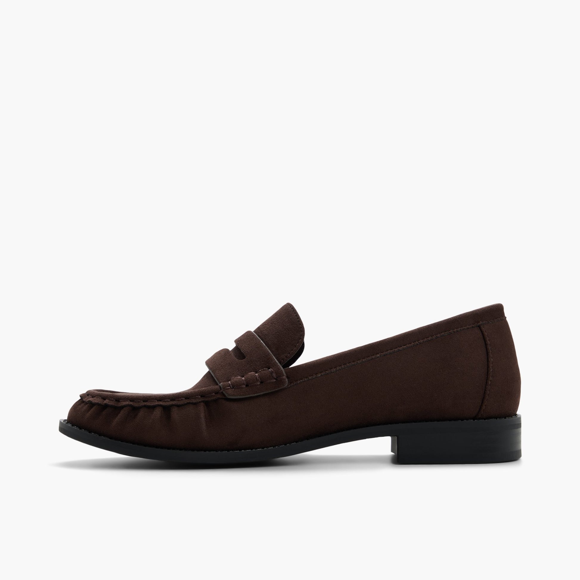 Side view of Dark brown Bobbyy Loafers