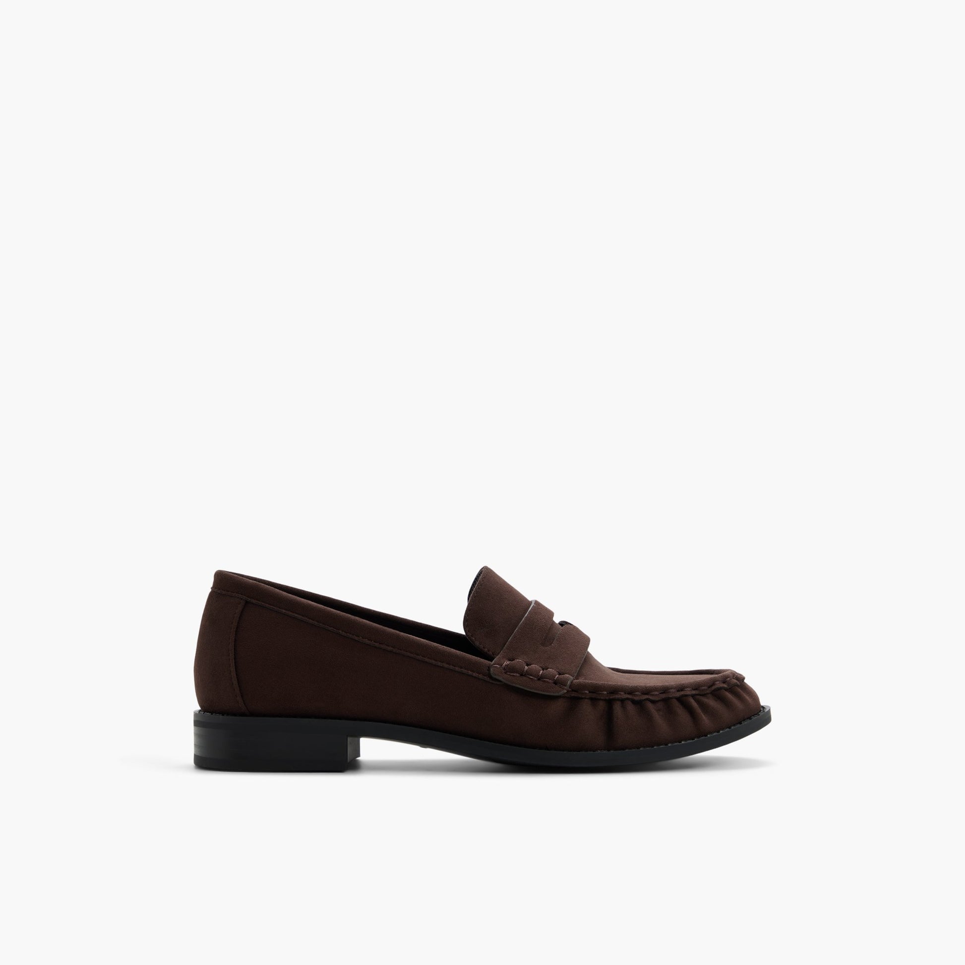 Main View of Dark brown Bobbyy Loafers for Womens