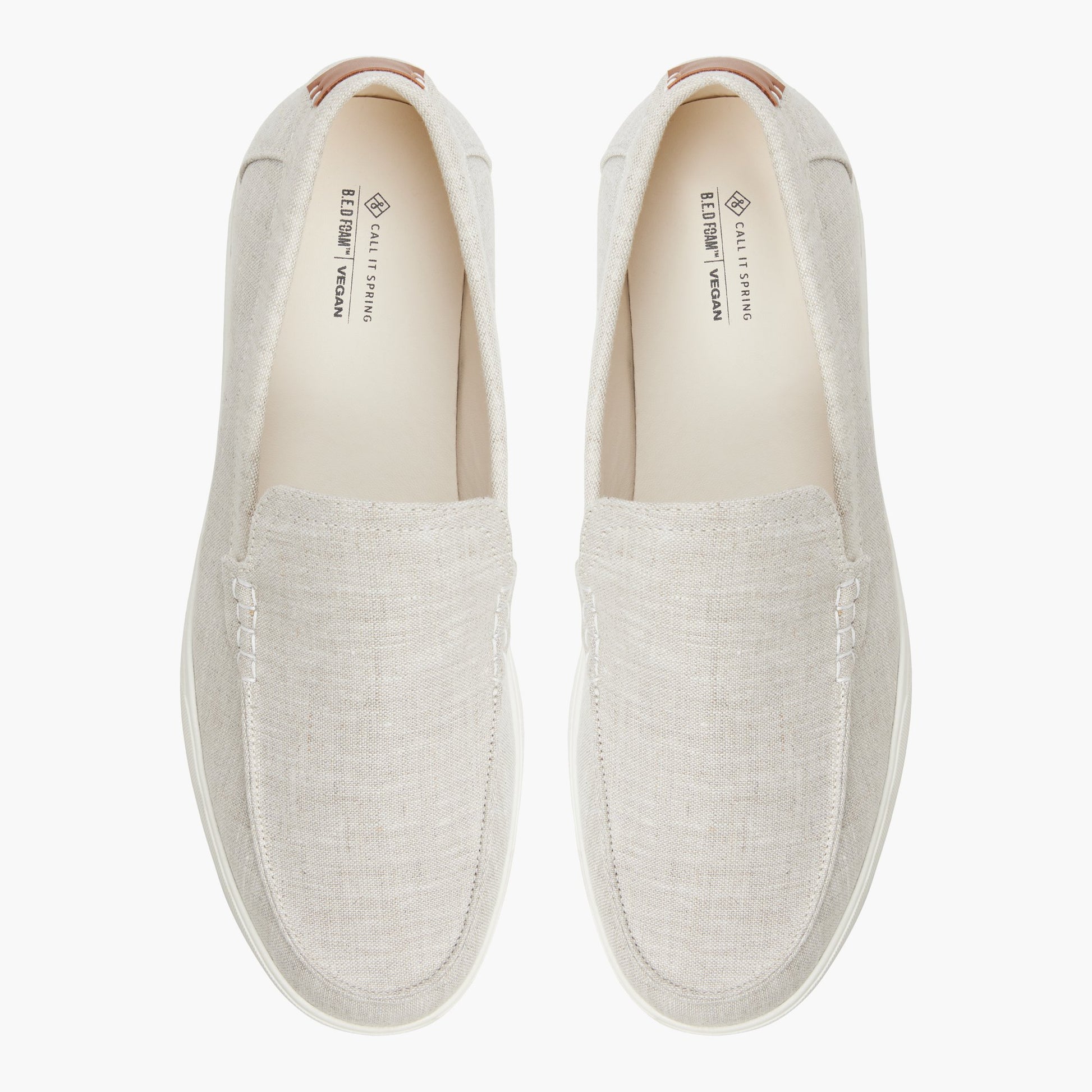 Top-down view of the Offwhite Casabolt Loafers