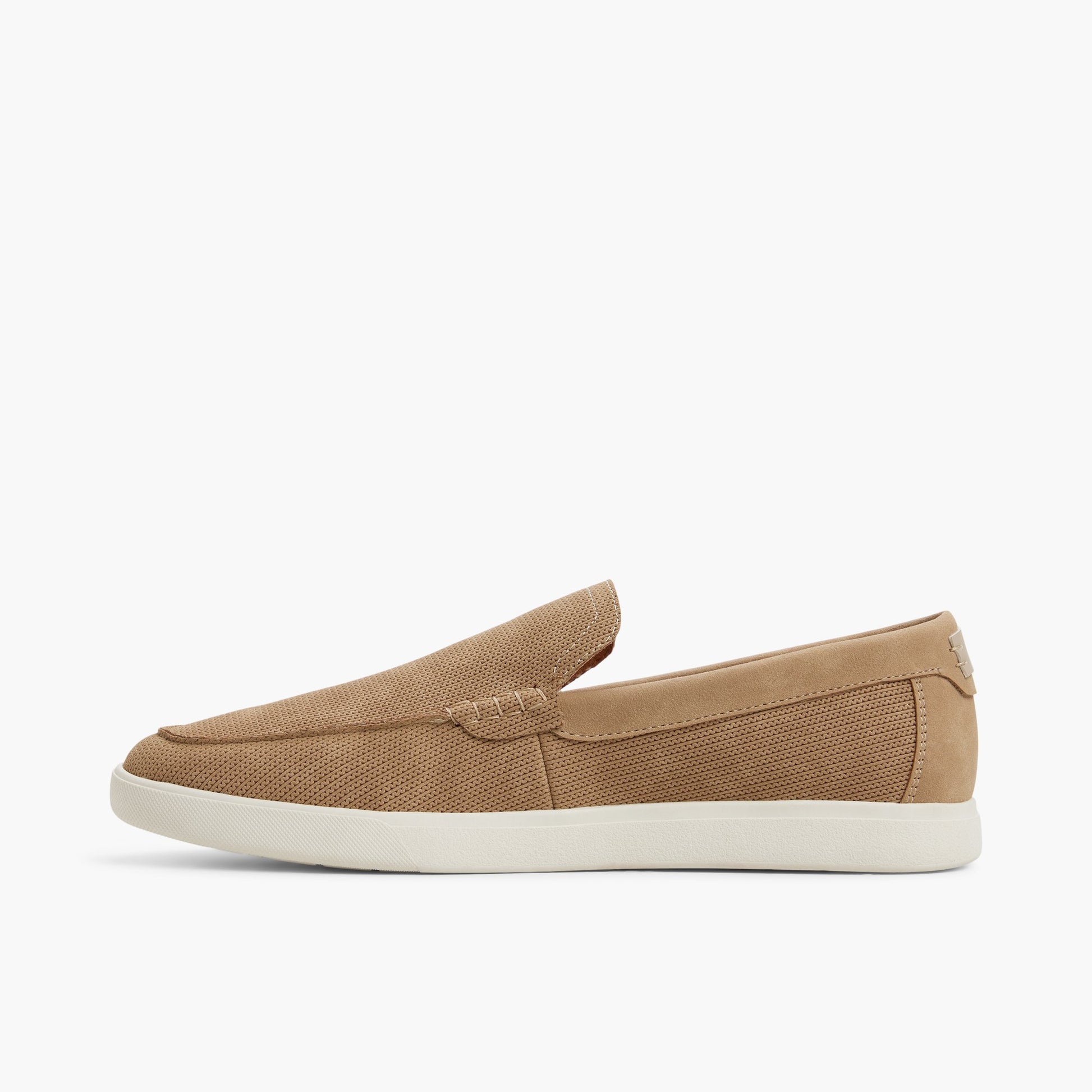 Side view of Beige Casabolt Loafers