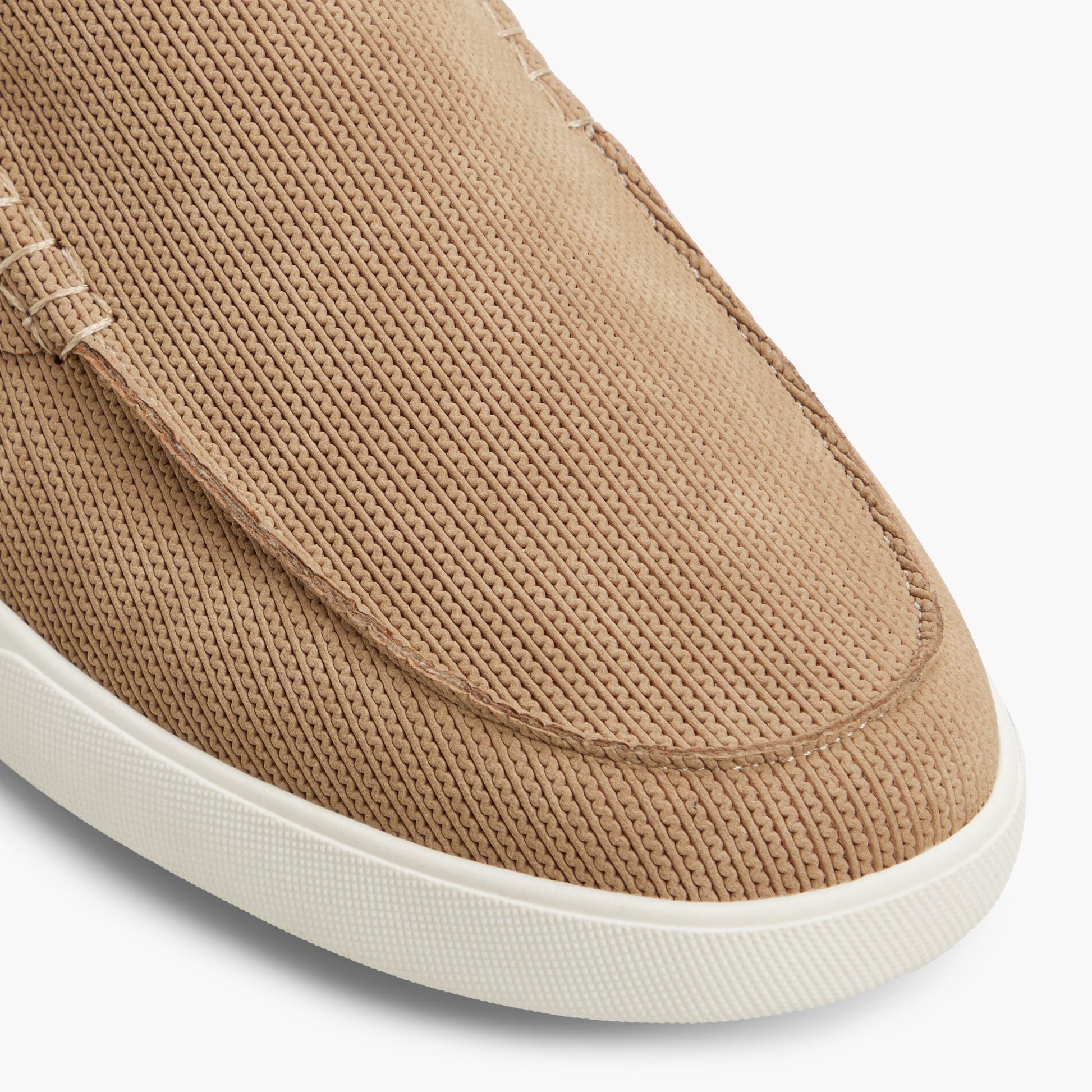 Close-up of the Beige Casabolt Loafers