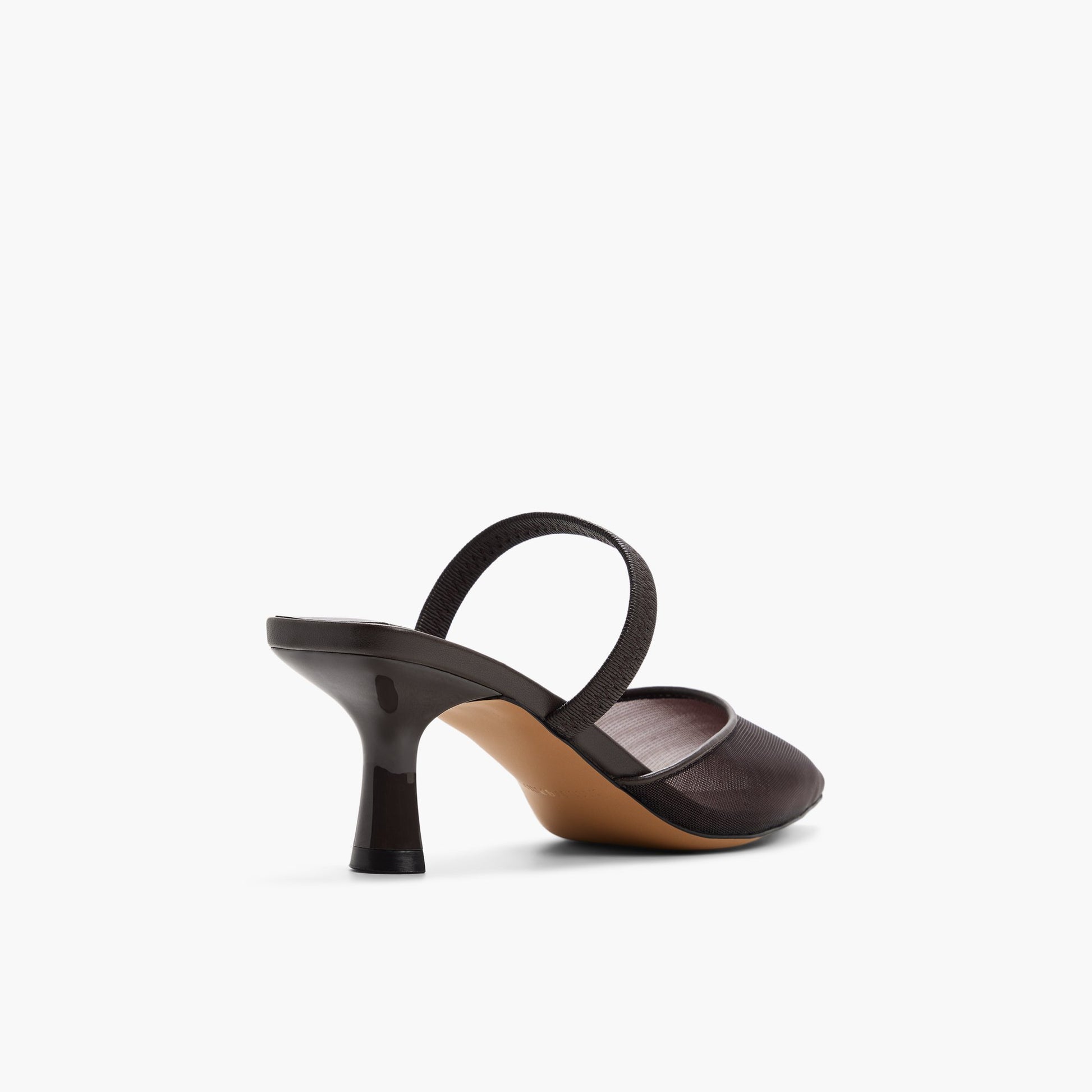 Three-quarter angle of Other brown Zaydan Mid Heels's back side