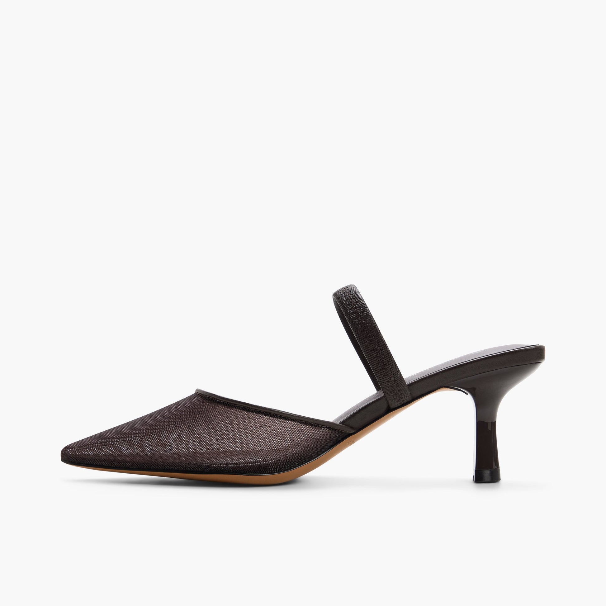 Side view of Other brown Zaydan Mid Heels