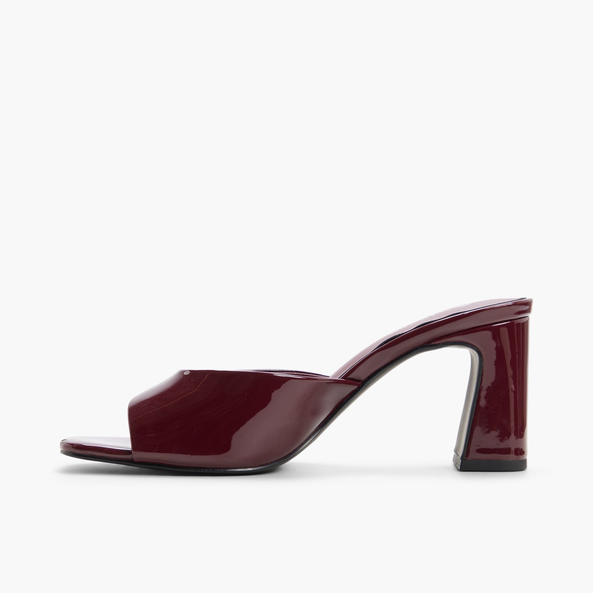 Side view of Bordo Anneli Heeled Mule Sandals