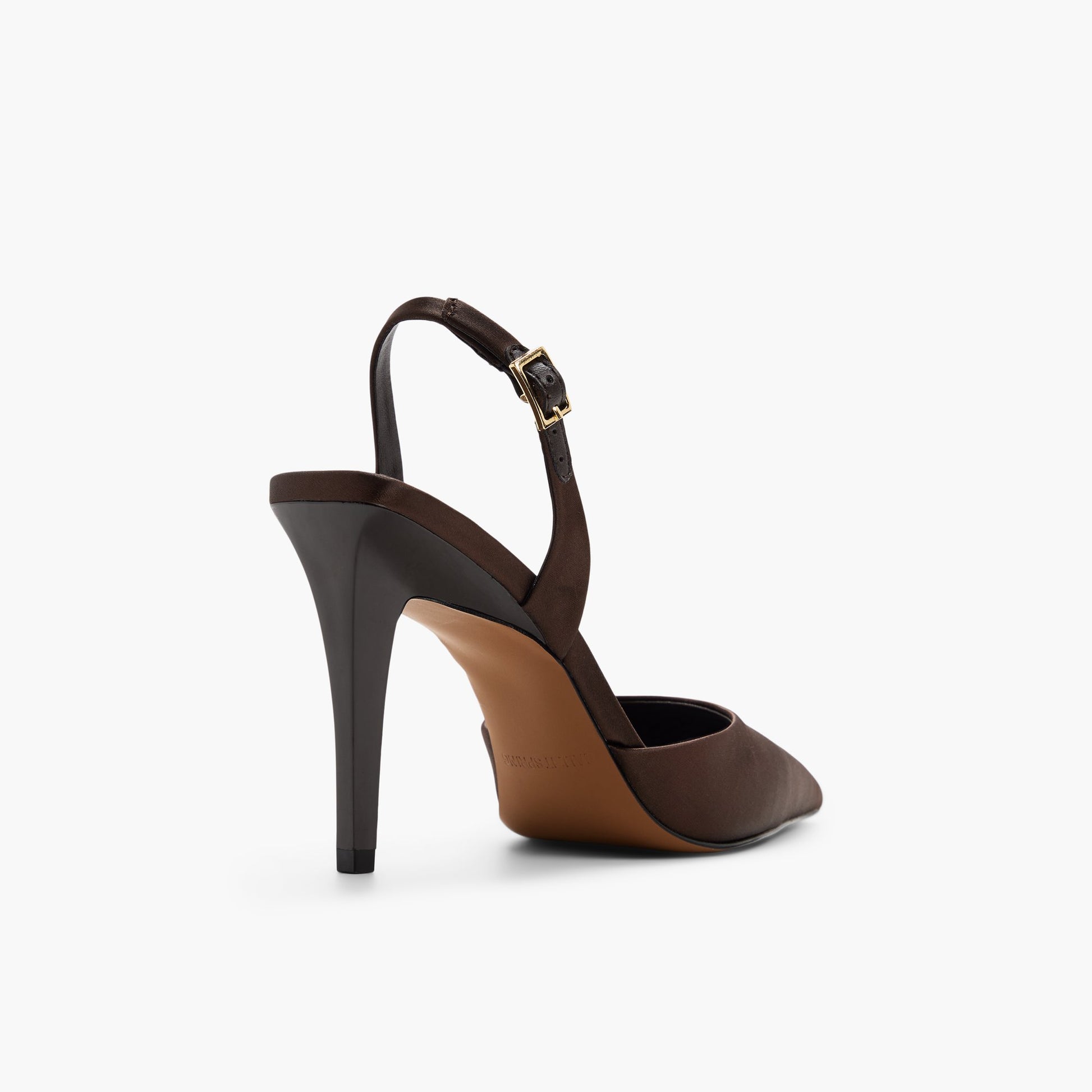 Three-quarter angle of Other brown Demuree Slingback Pumps's back side