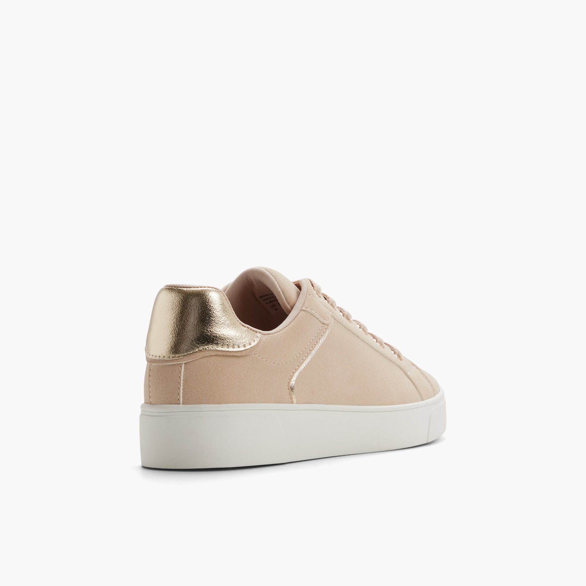 Test FR:Three-quarter angle of Rose clair Tarynn Sneakers's back side