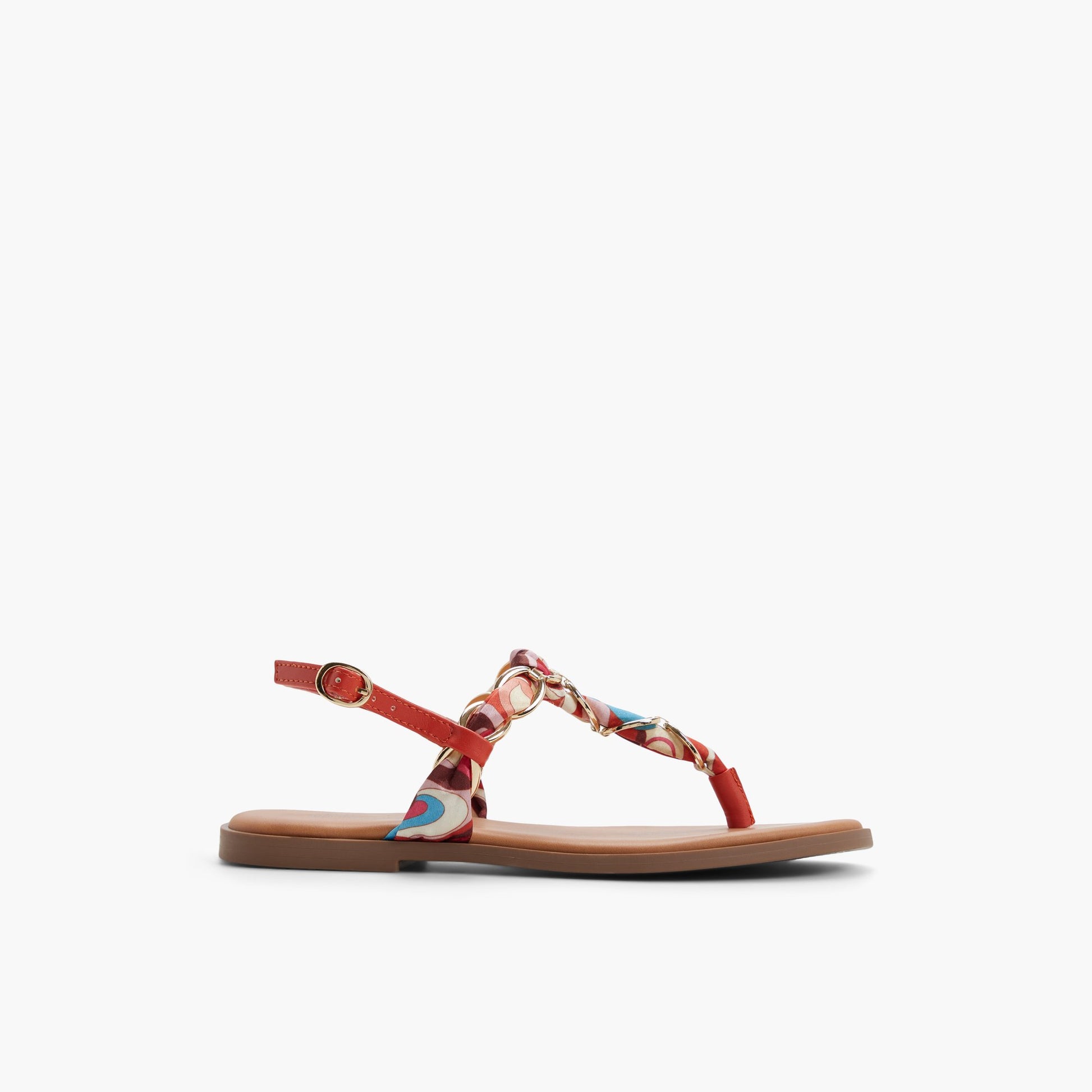 Vue principale de Orange Ravennaa Sandales tongs pour Femmes