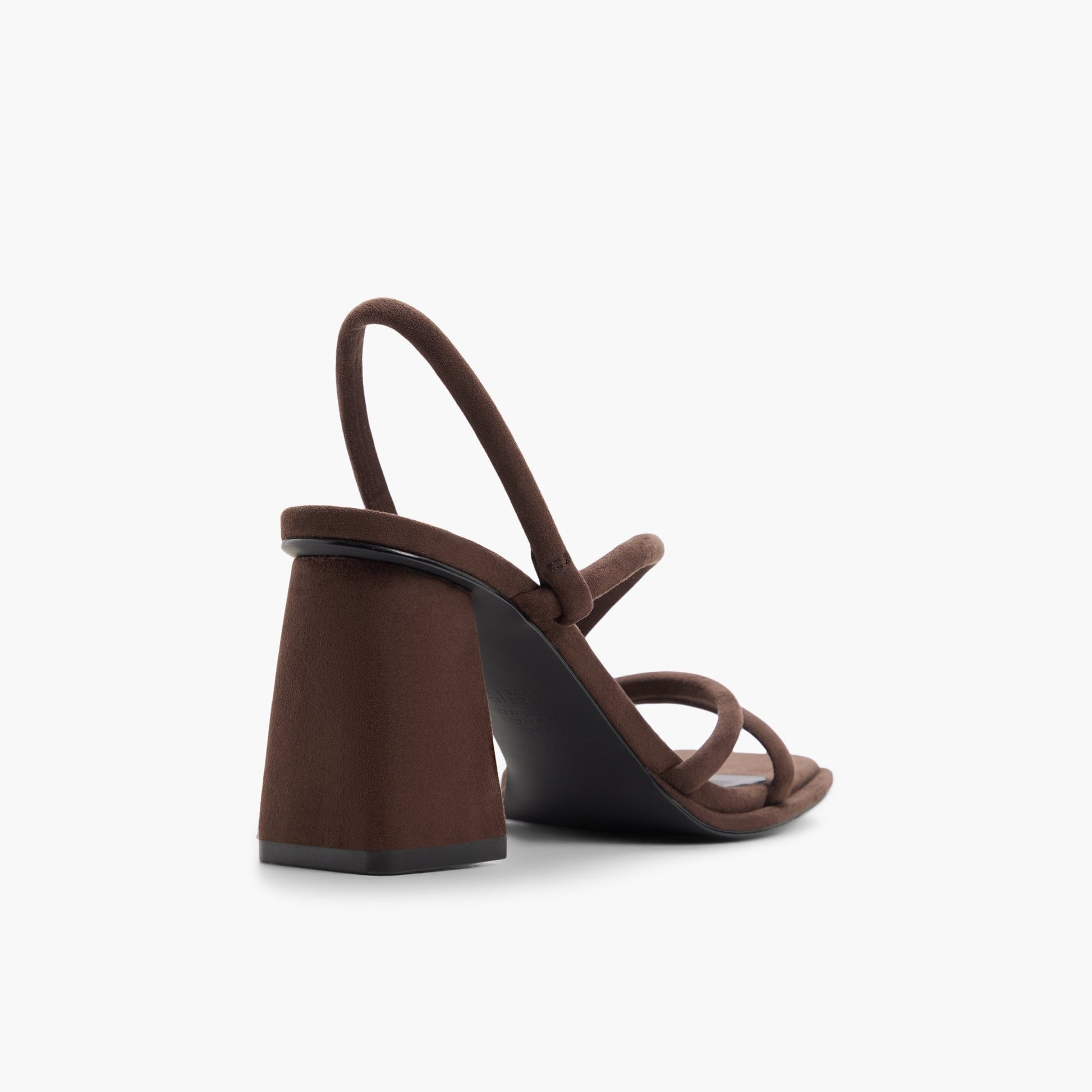 Three-quarter angle of Dark brown Luxe 's back side