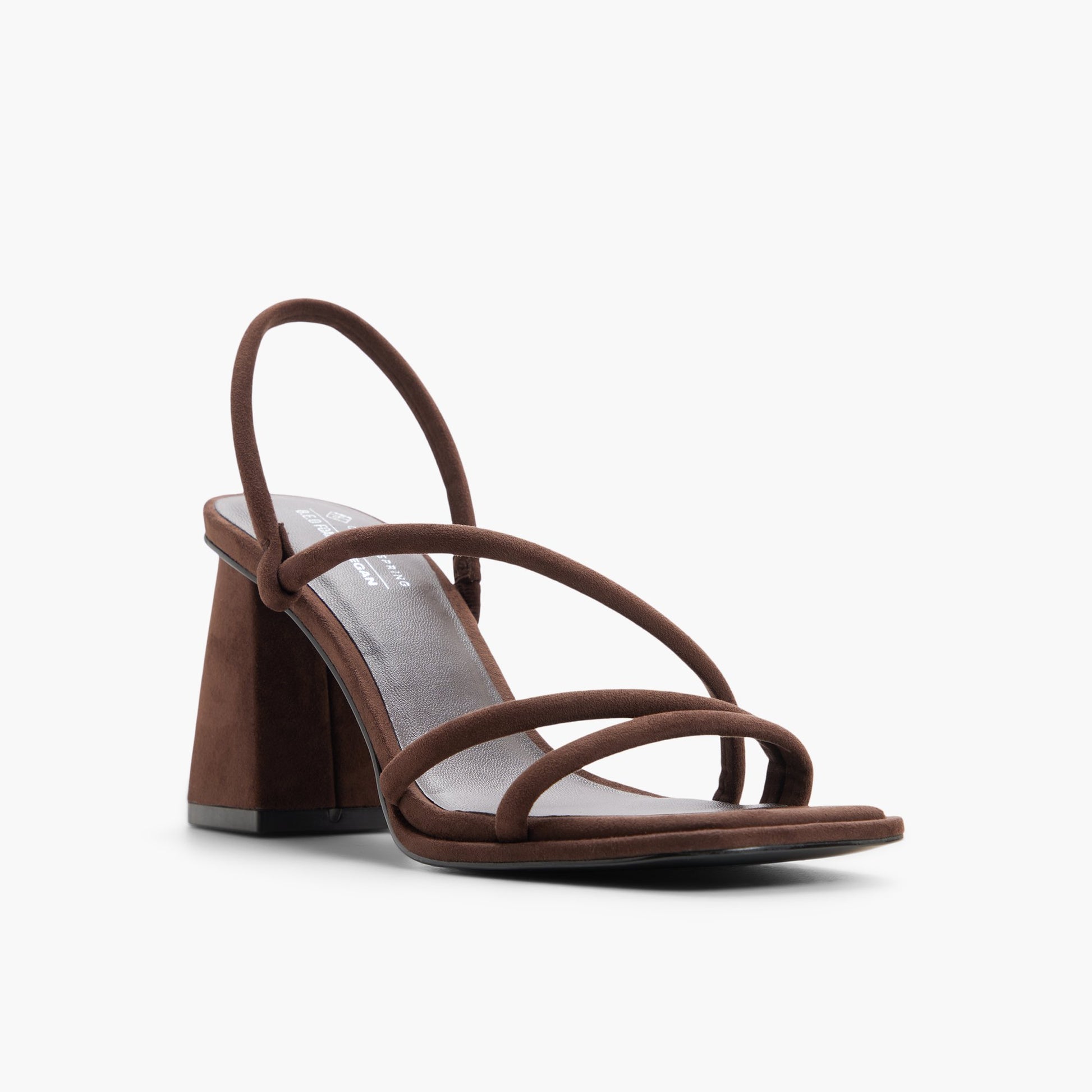 Three-quarter angle of Dark brown Luxe 's front side