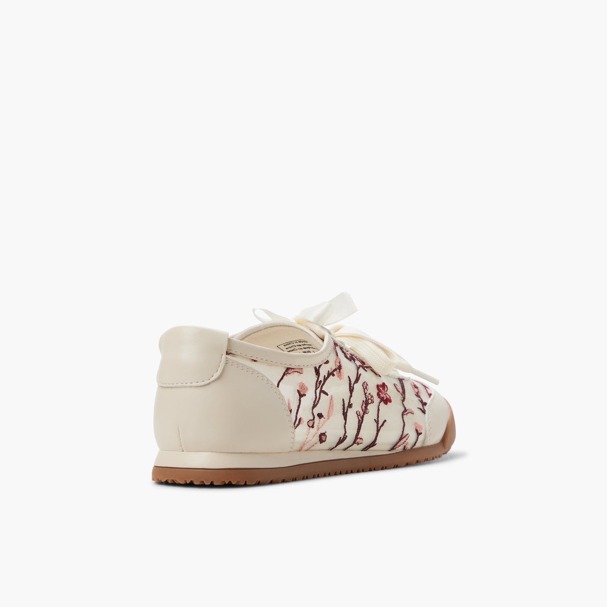 Three-quarter angle of Other beige Beaa Low-top Sneakers's back side