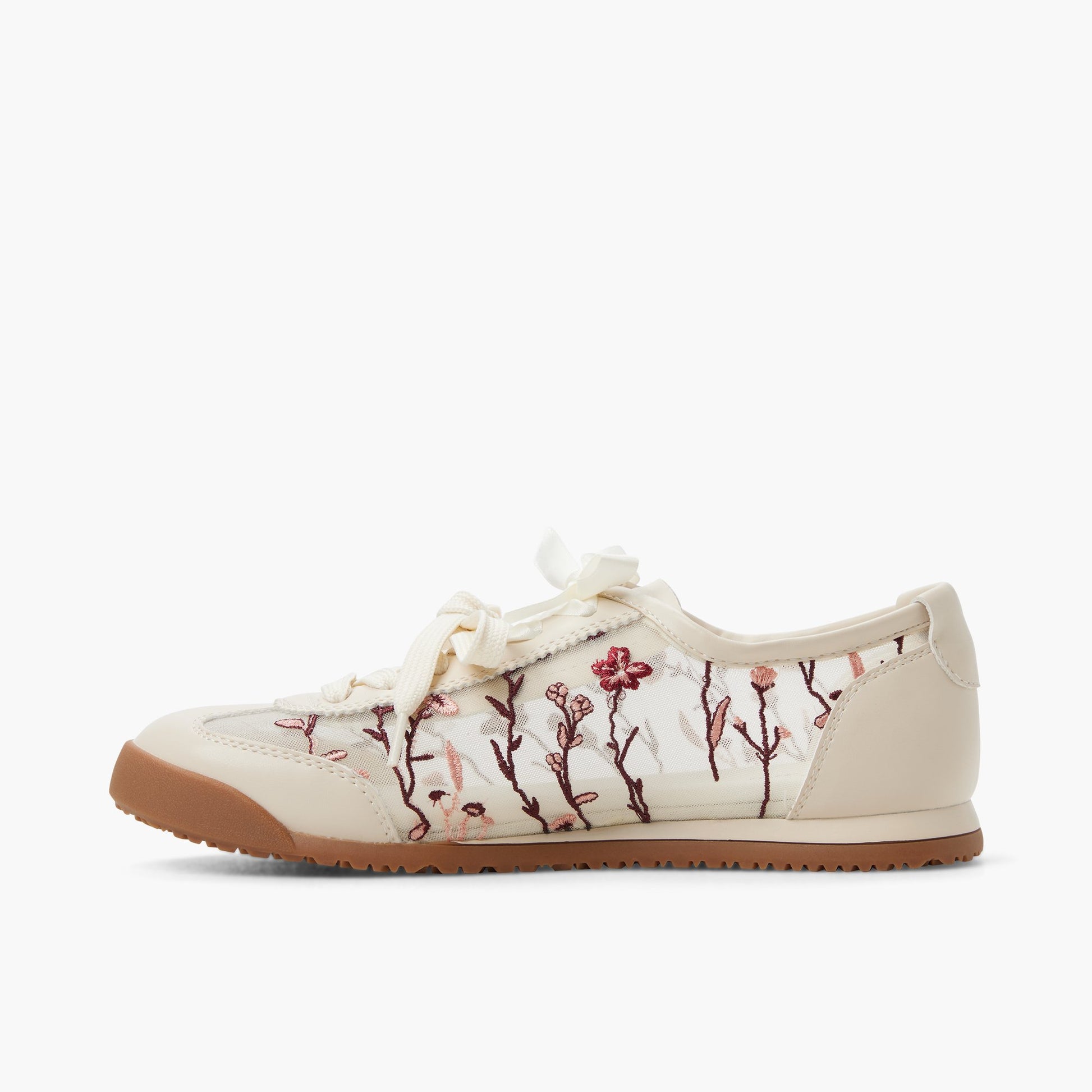 Side view of Other beige Beaa Low-top Sneakers