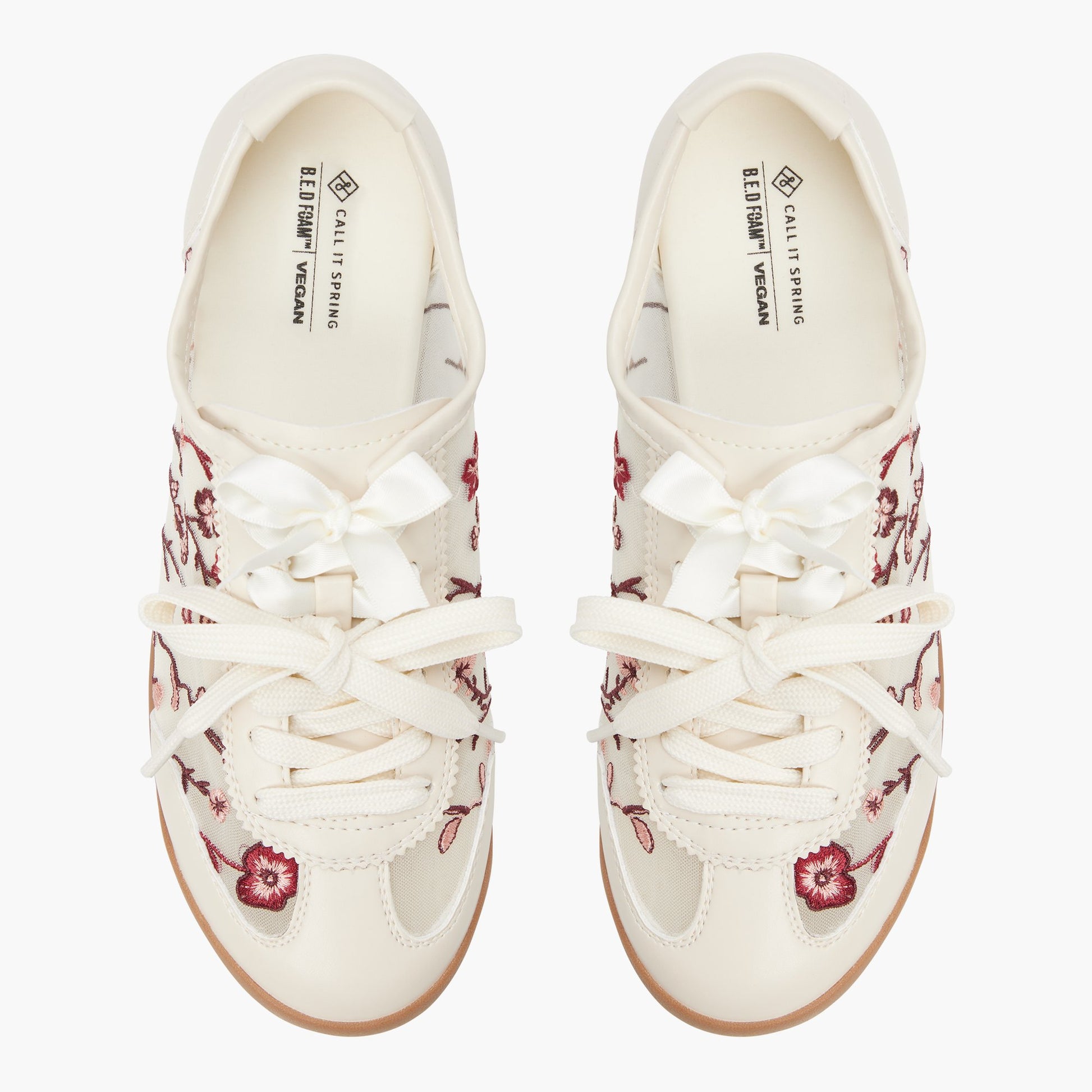 Top-down view of the Other beige Beaa Low-top Sneakers