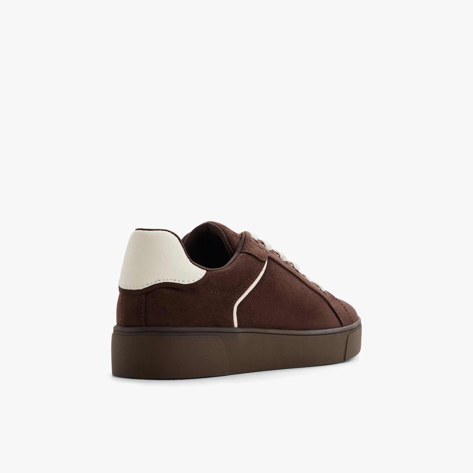 Test FR:Three-quarter angle of Brun foncé Tarynn Sneakers's back side