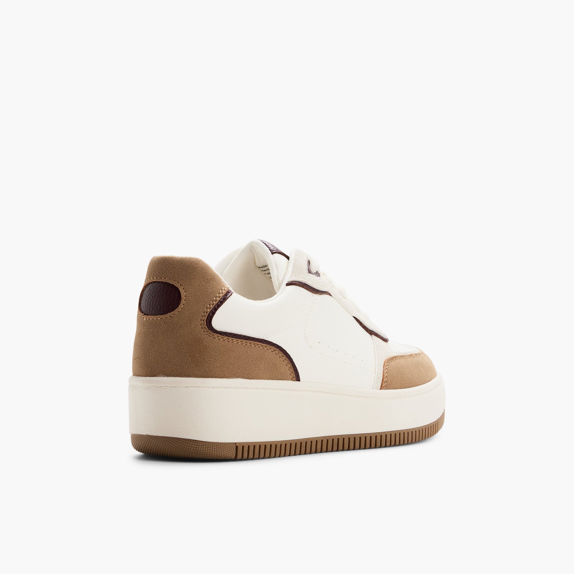 Test FR:Three-quarter angle of Beige multicolore Freshy Sneakers's back side