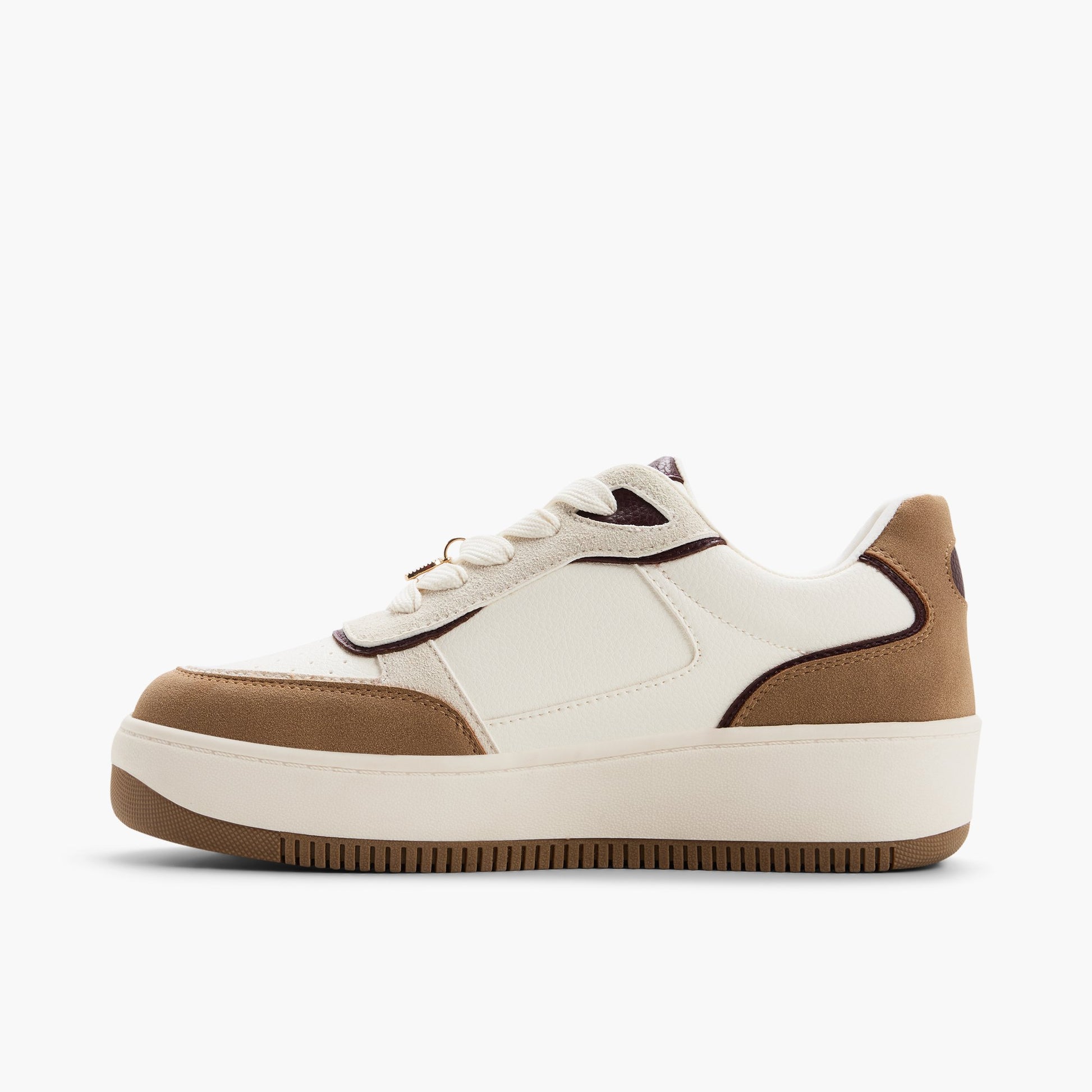 Test FR:Side view of Beige multicolore Freshy Sneakers