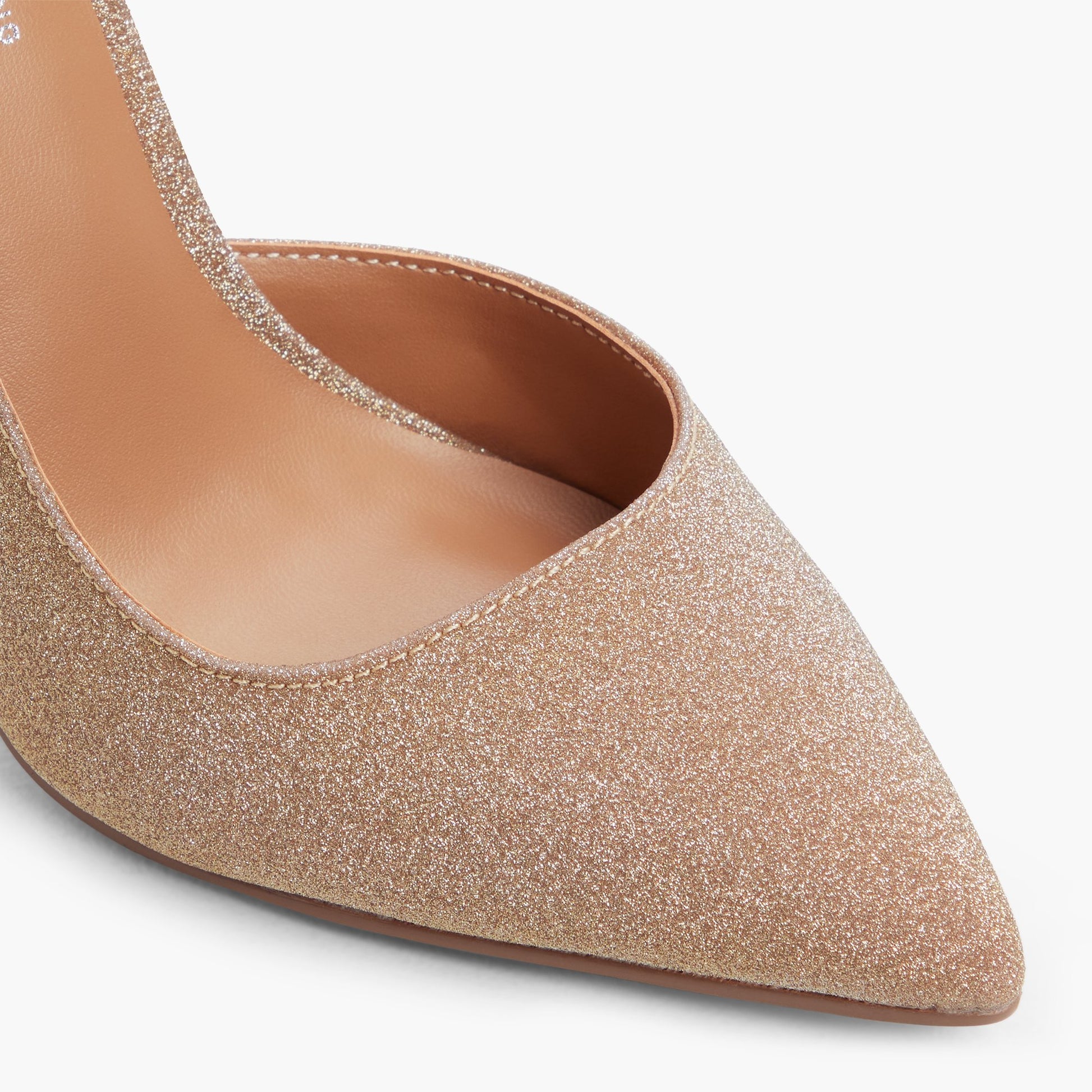 Close-up of the Bronze Mesmerize High Heel Pumps
