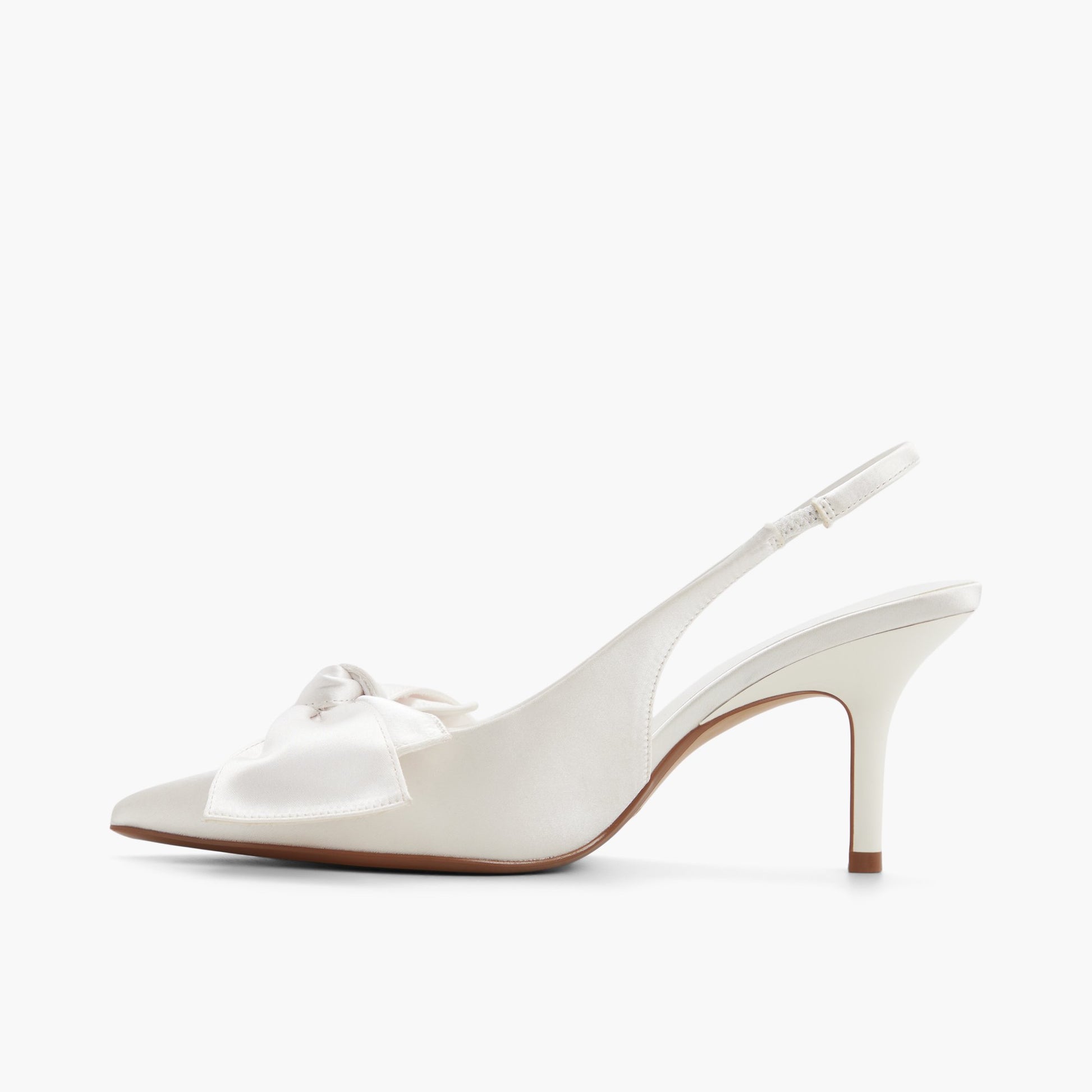 Test FR:Side view of Ivoire Atheena Talons à bride arrière