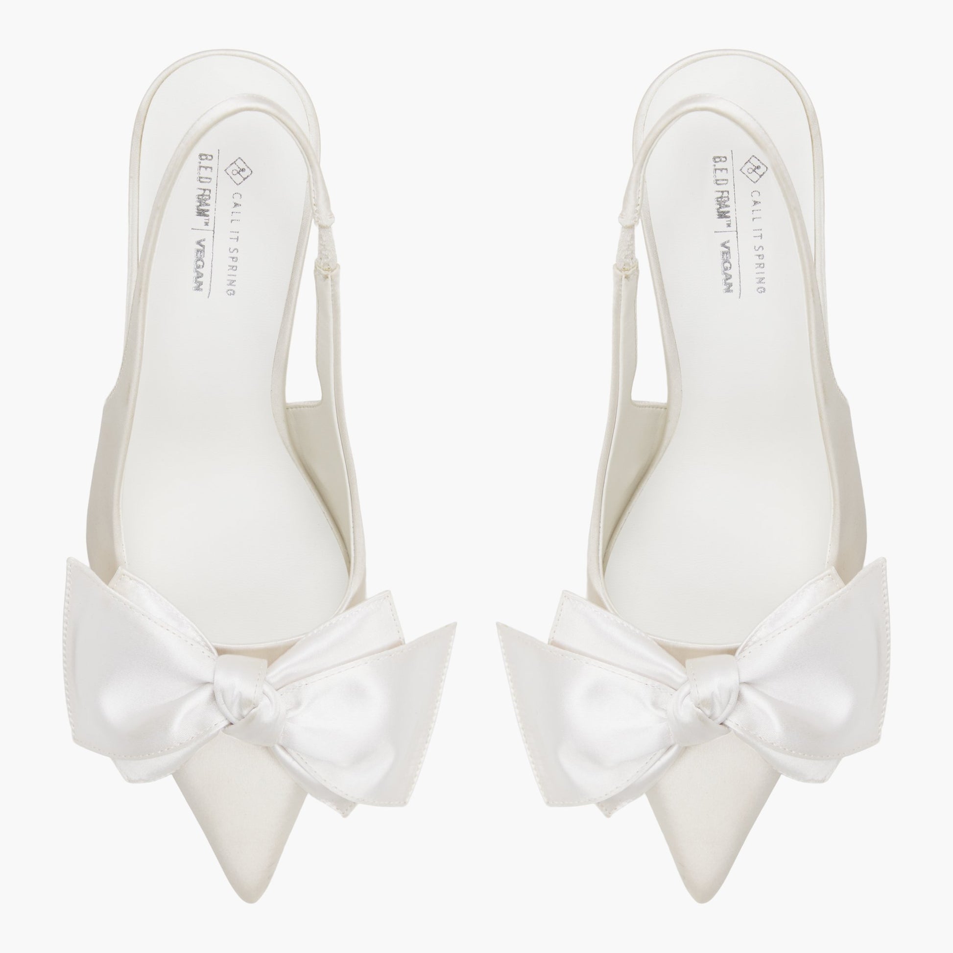 Test FR:Top-down view of the Ivoire Atheena Talons à bride arrière