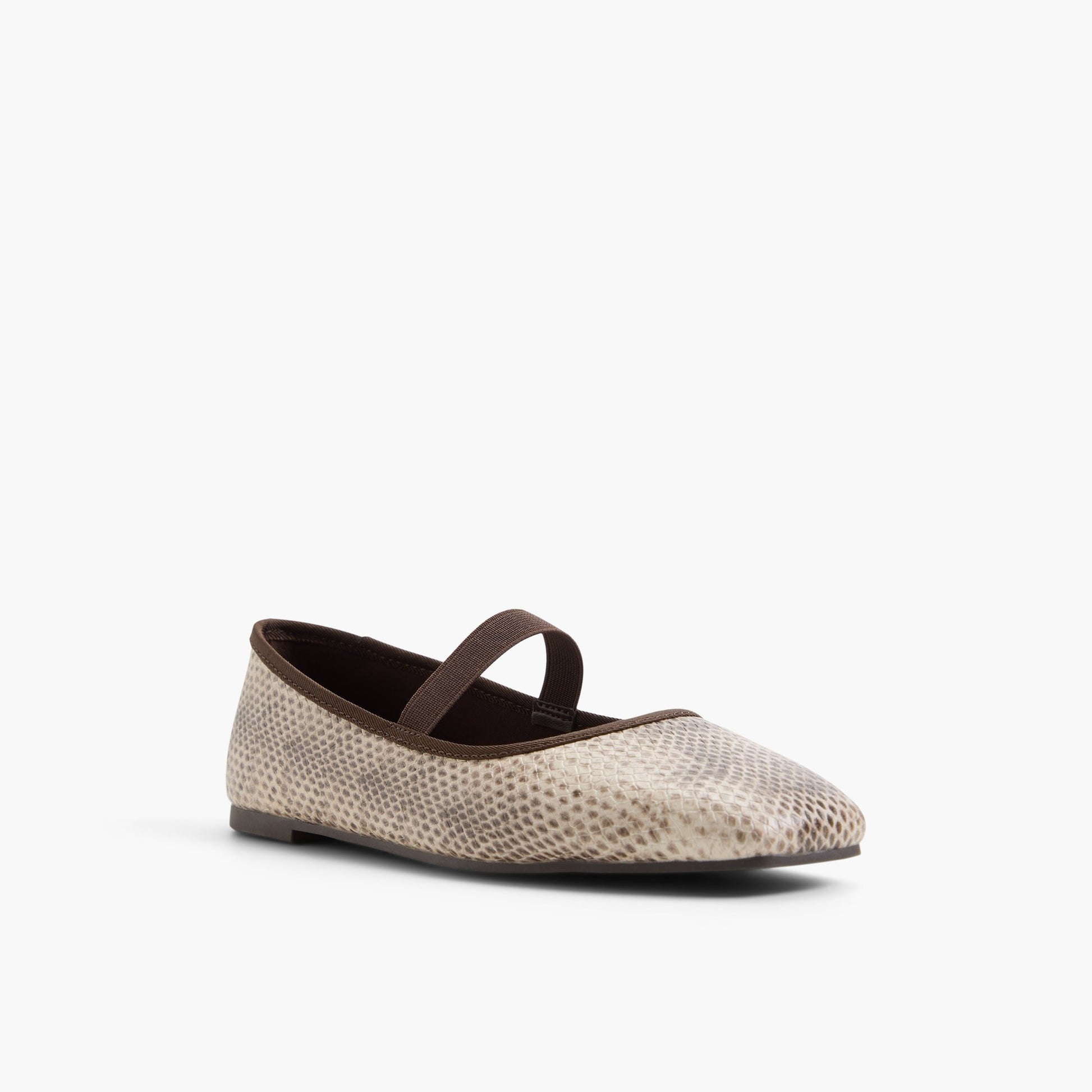 Test FR:Three-quarter angle of Ivoire multicolore Jonnie Mary Janes's front side
