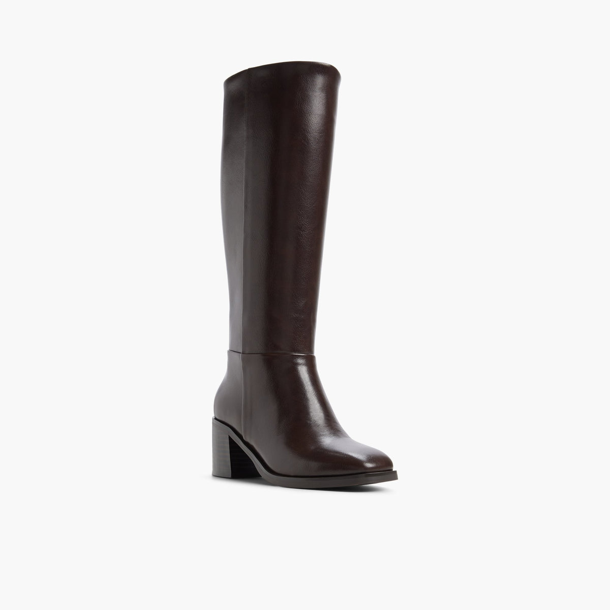 Three-quarter angle of Dark brown Renay 's front side