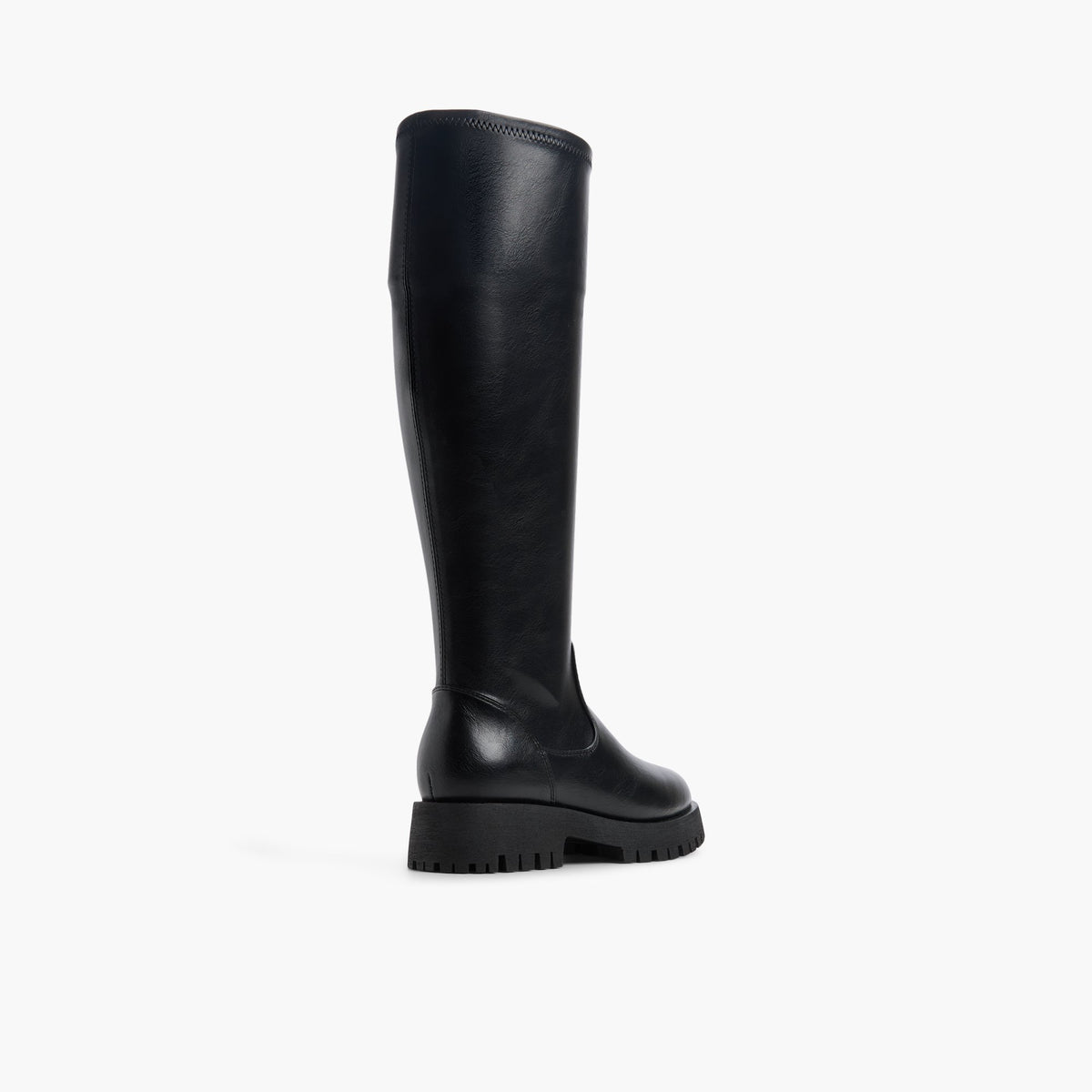Angle de trois quarts de l'arrière de Noir Irella Bottes hautes
