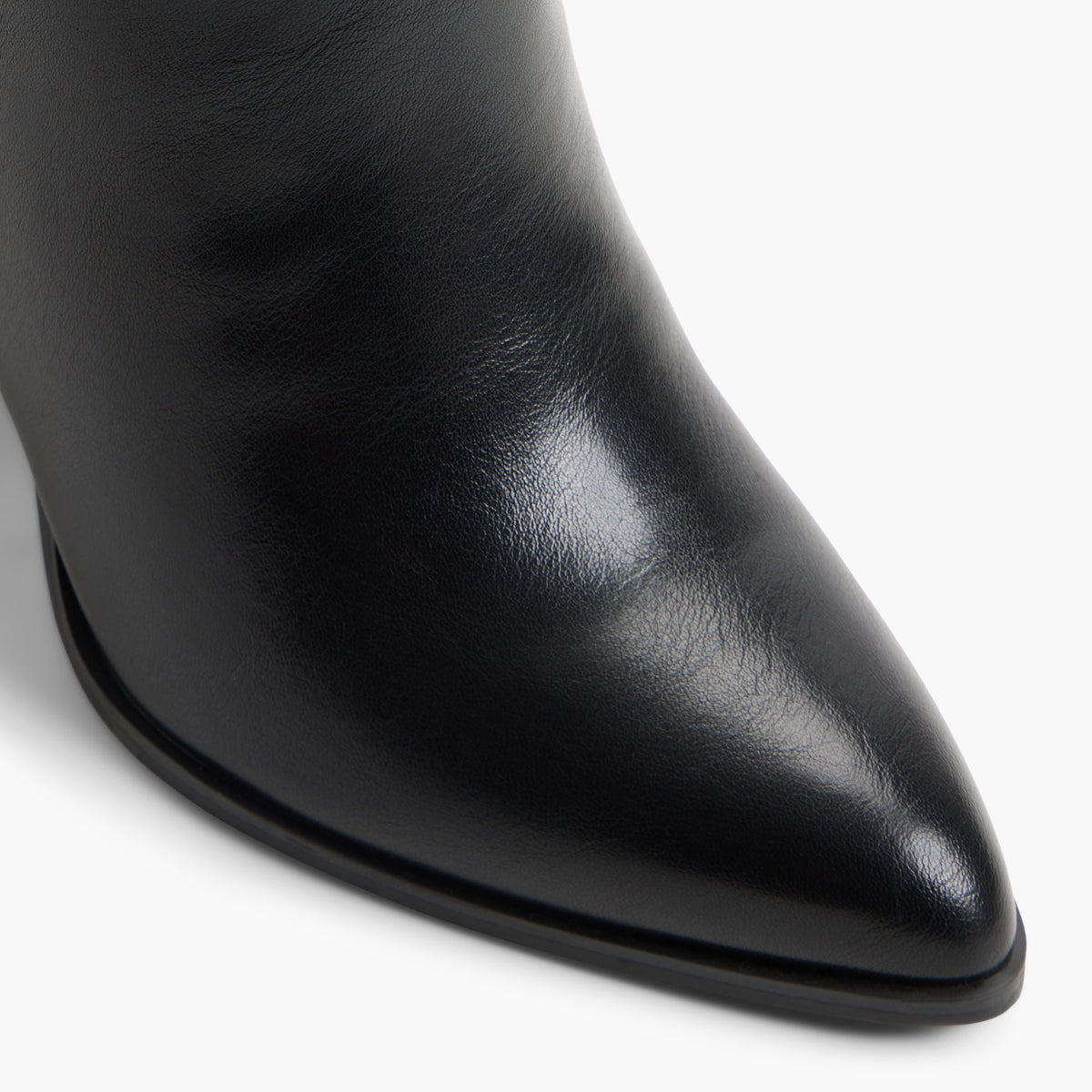 Close-up of the Black Riiva Knee-High Boots