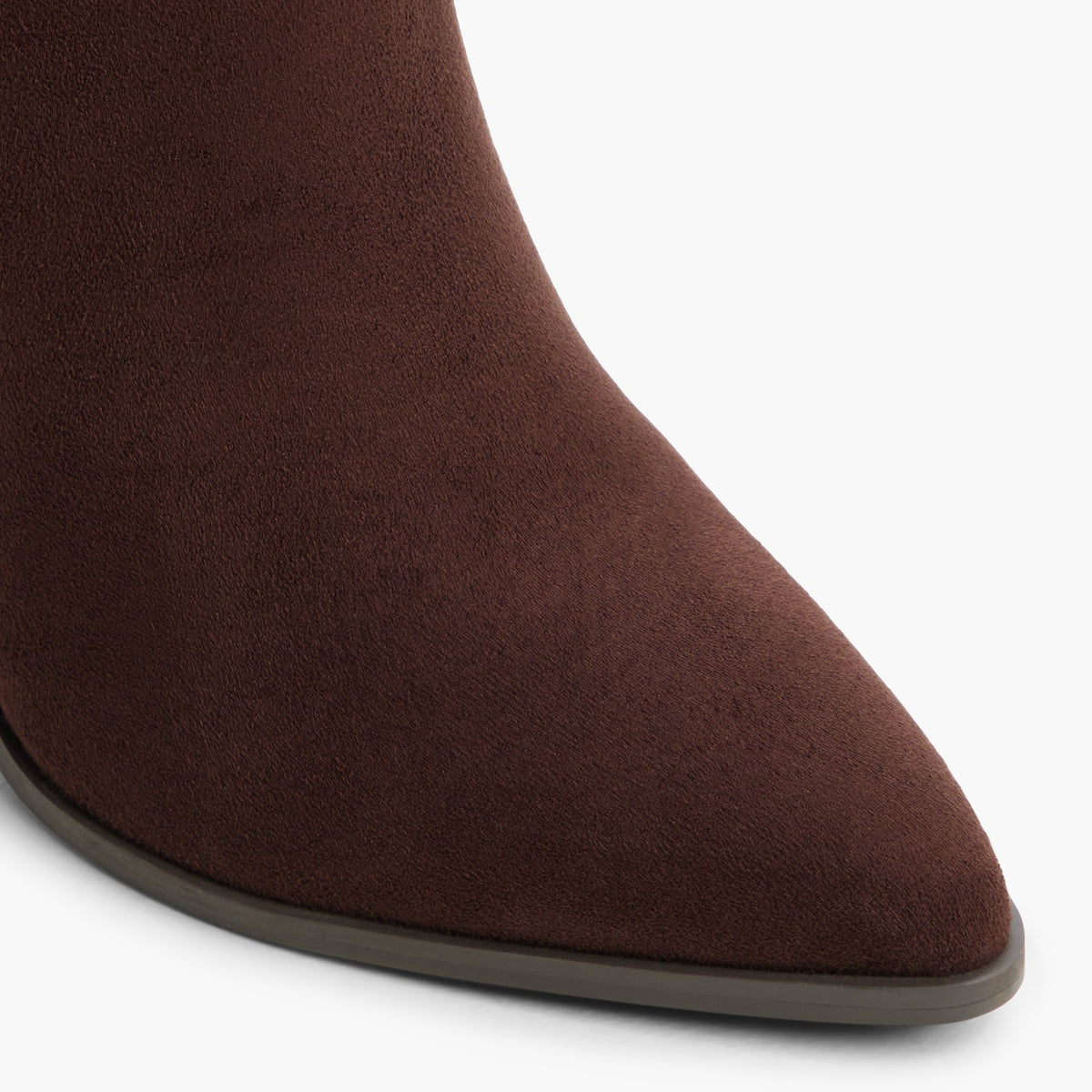 Close-up of the Dark brown Riiva Knee-High Boots