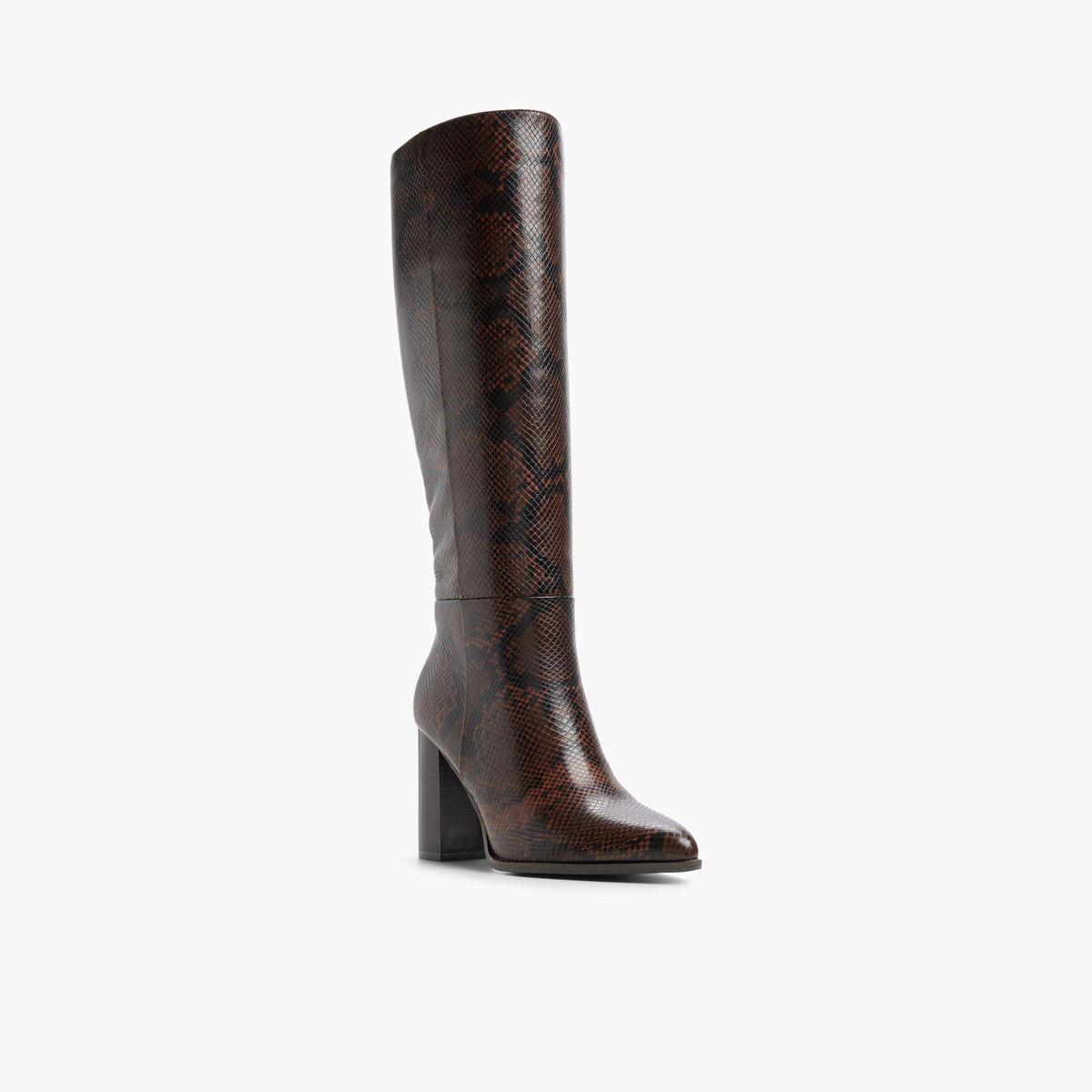 Three-quarter angle of Other brown Riiva Knee-High Boots's front side
