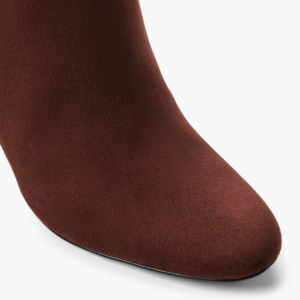 Close-up of the Medium brown Nyelle Knee-High Boots