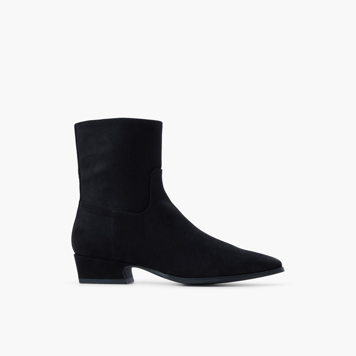 Main View of Black Krysten Ankle Boots for Womens