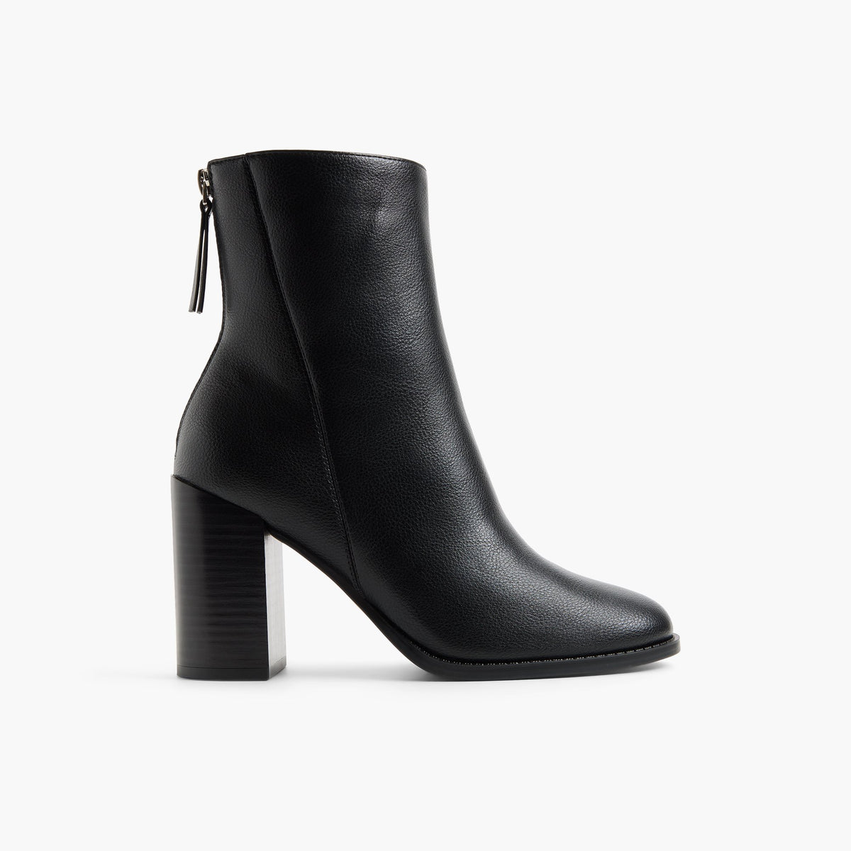 Main View of Black Veya Ankle Boots for Womens