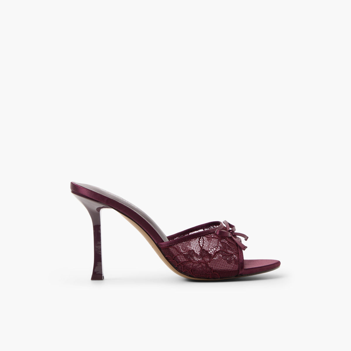 Main View of Bordo Juniee Heeled Mule Sandals for Womens