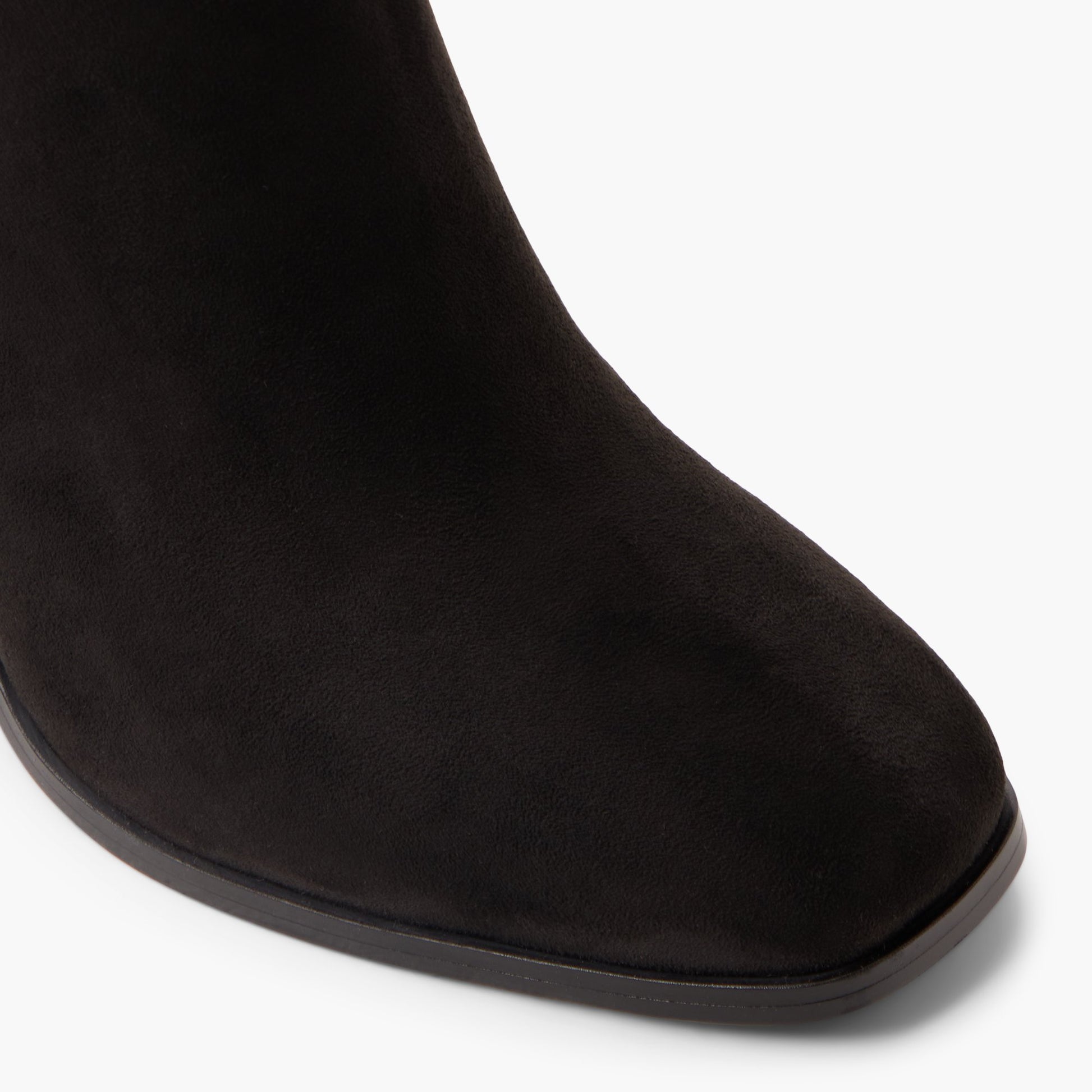 Gros plan de la Noir Siira Bottes hautes