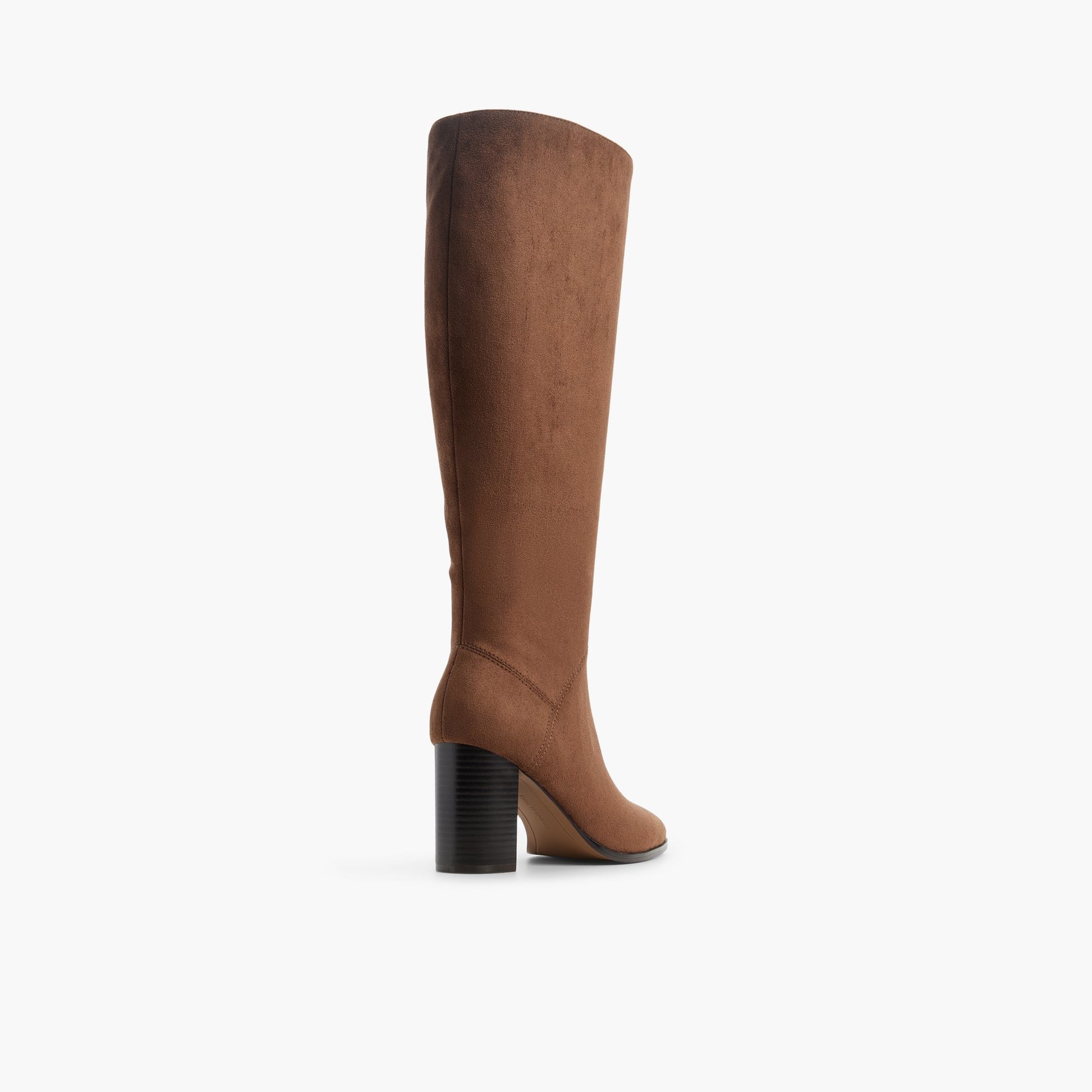 Angle de trois quarts de l'arrière de Moyen brun Siira Bottes hautes