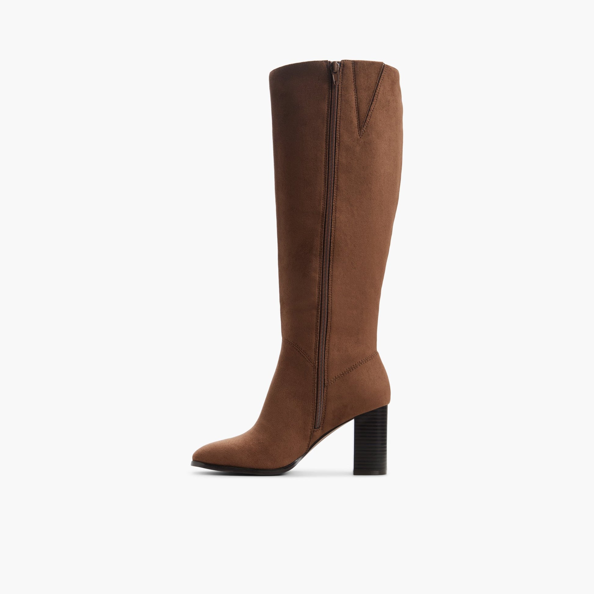 Vue latérale de Moyen brun Siira Bottes hautes