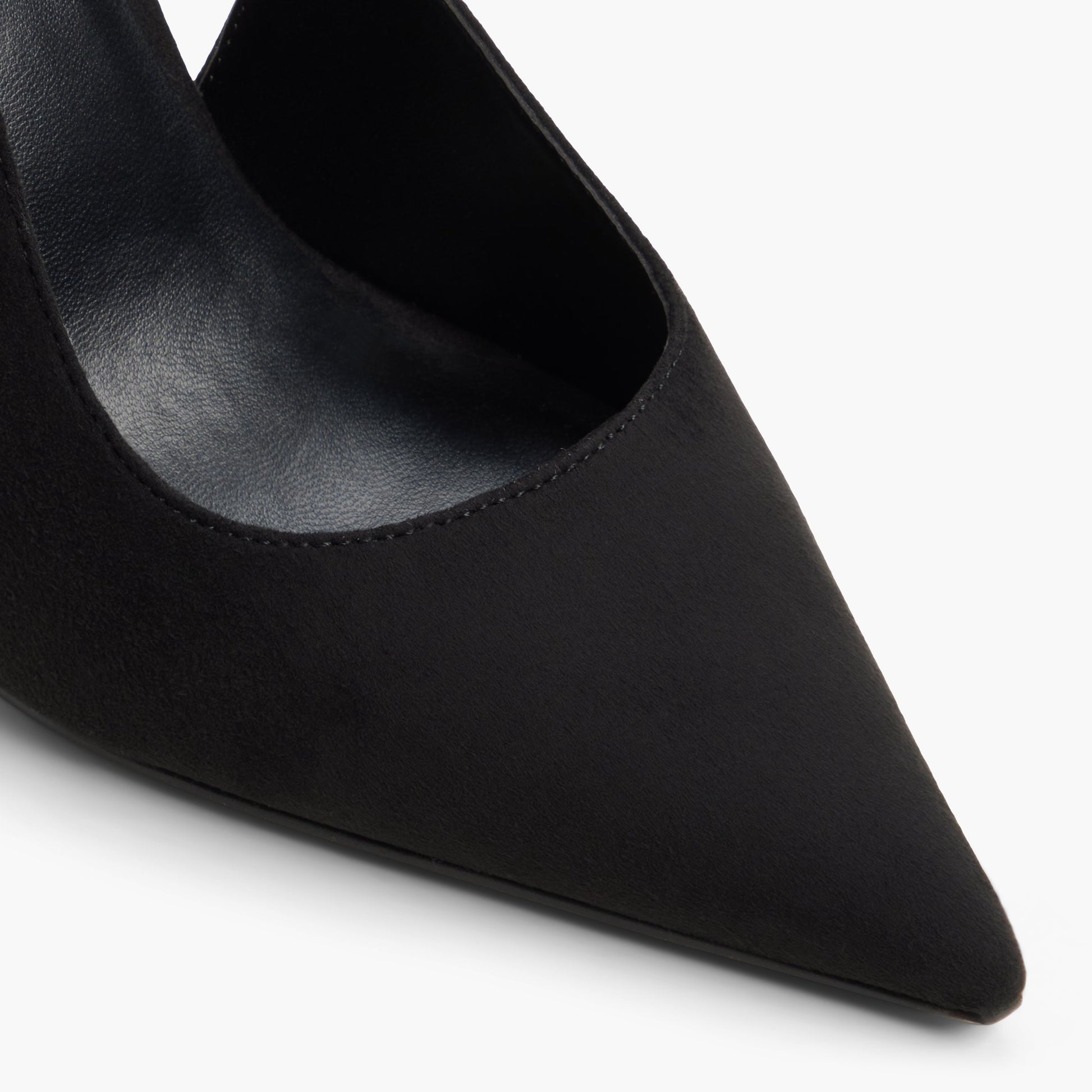 Close-up of the Black Daniellaa Slingback Pumps