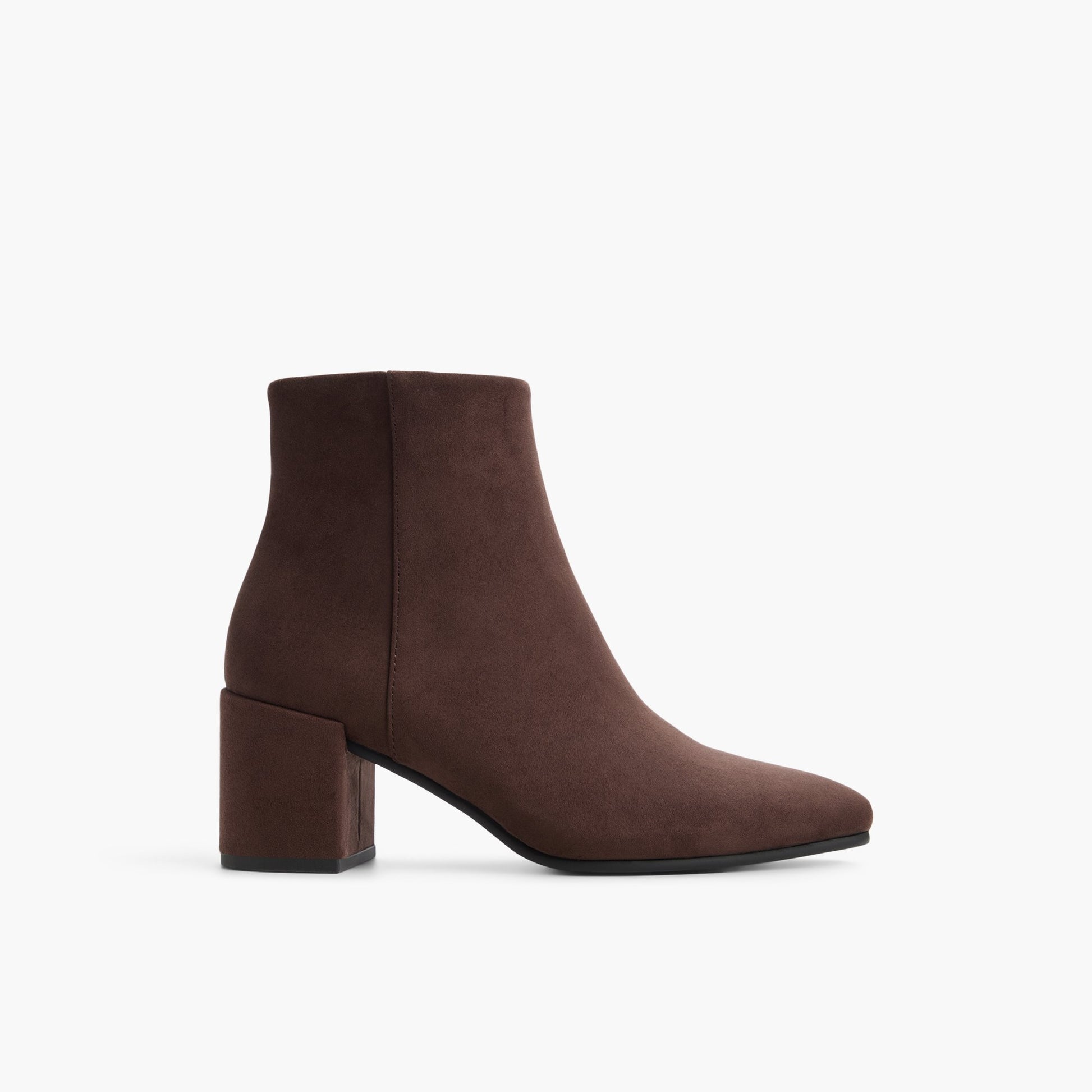 Main View of Dark brown Avela Ankle Boots for Womens