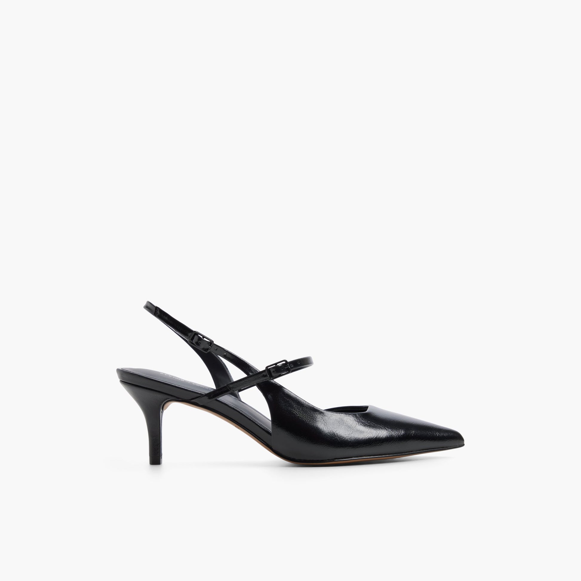 Main View of Black Izzi Slingback Pumps for Womens