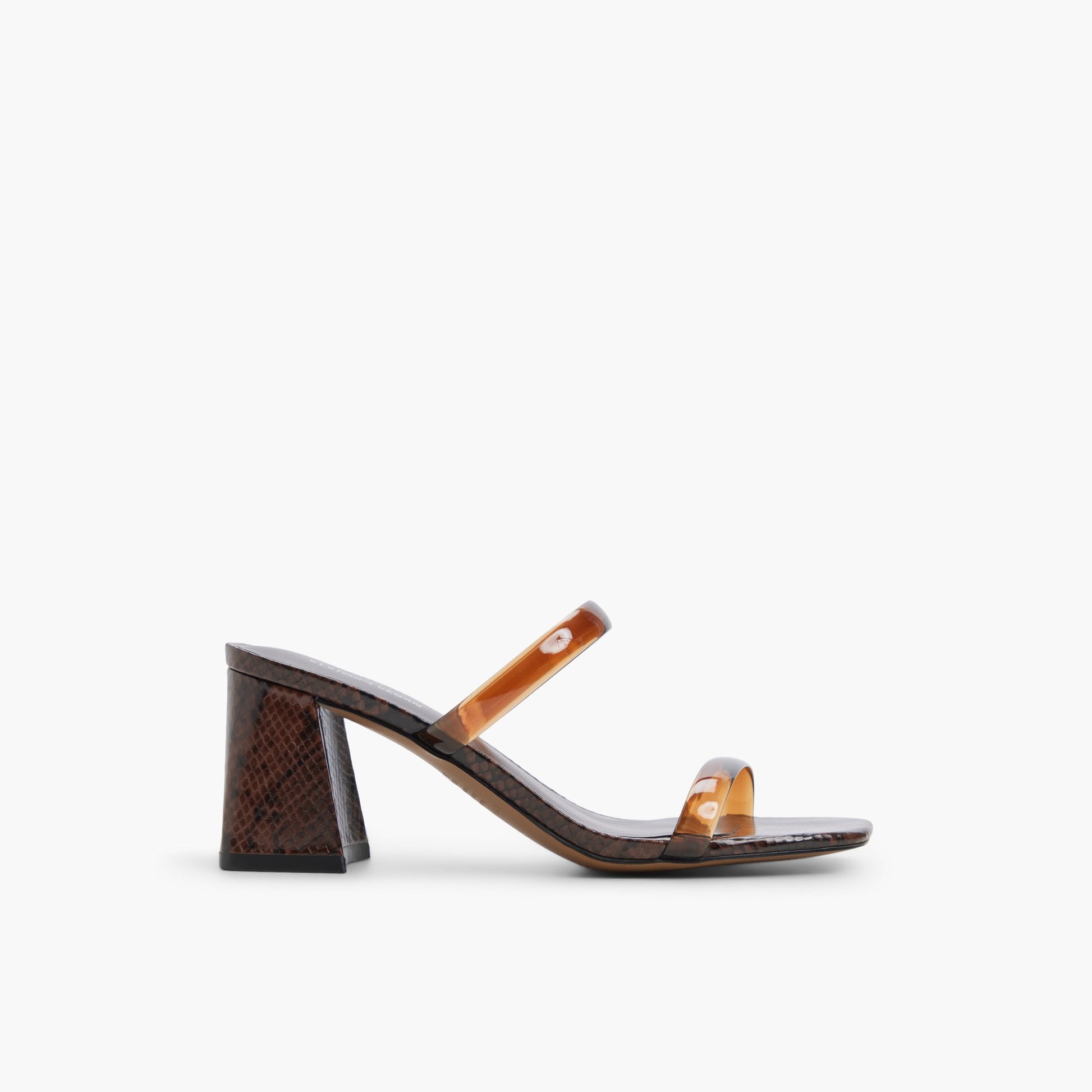 Main View of Other brown Kaiaa Mid Heel Mule Sandals for Womens