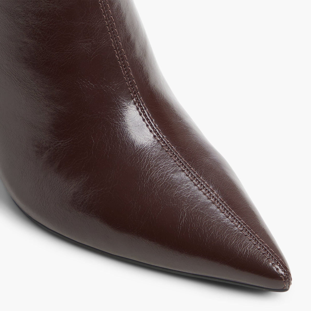 Close-up of the Dark brown Xena Ankle Boots