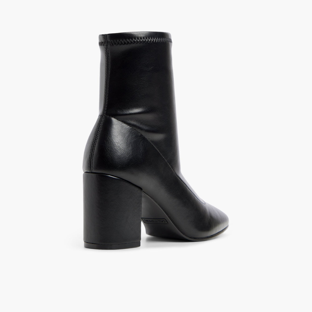 Three-quarter angle of Black Riiella Ankle Boots's back side