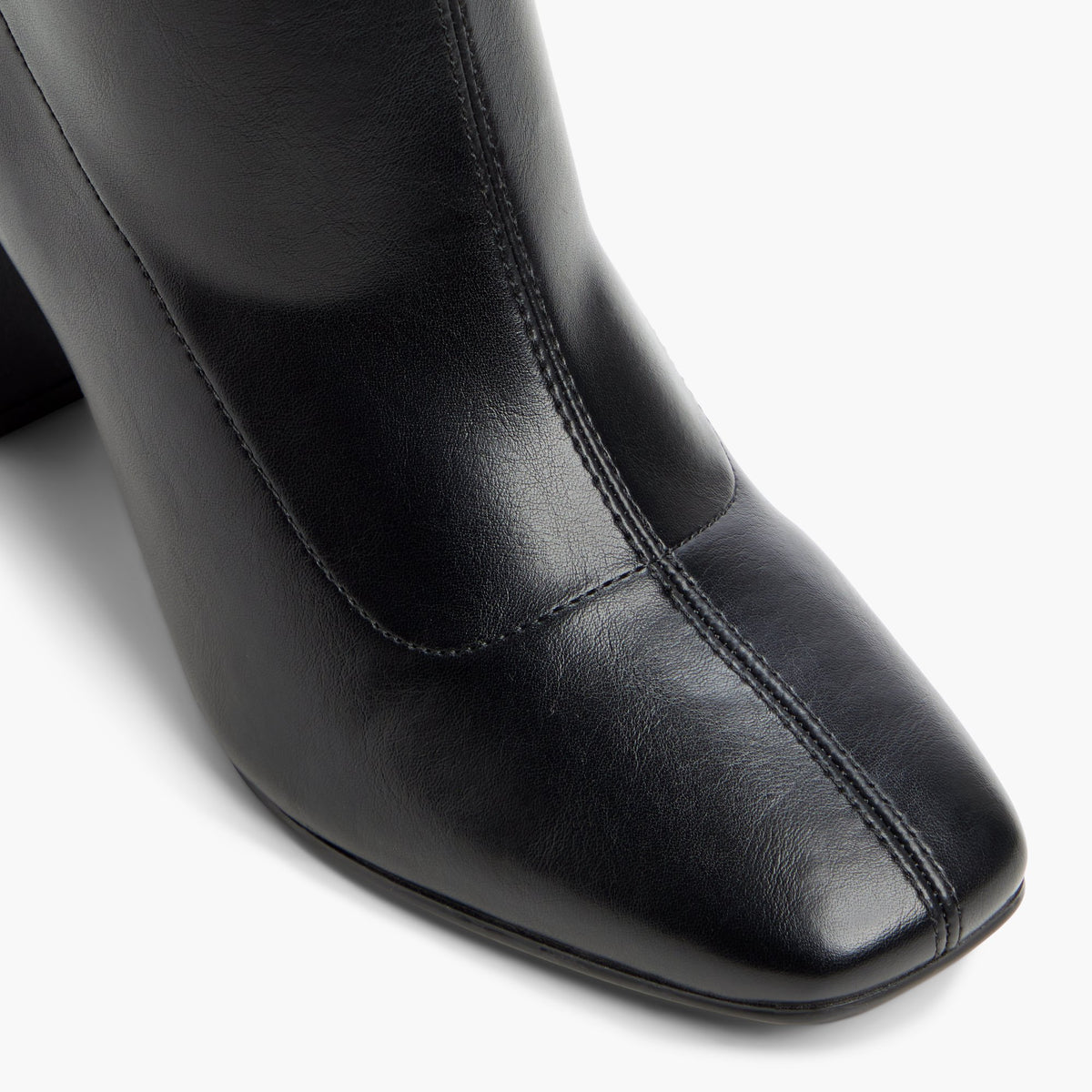 Close-up of the Black Riiella Ankle Boots