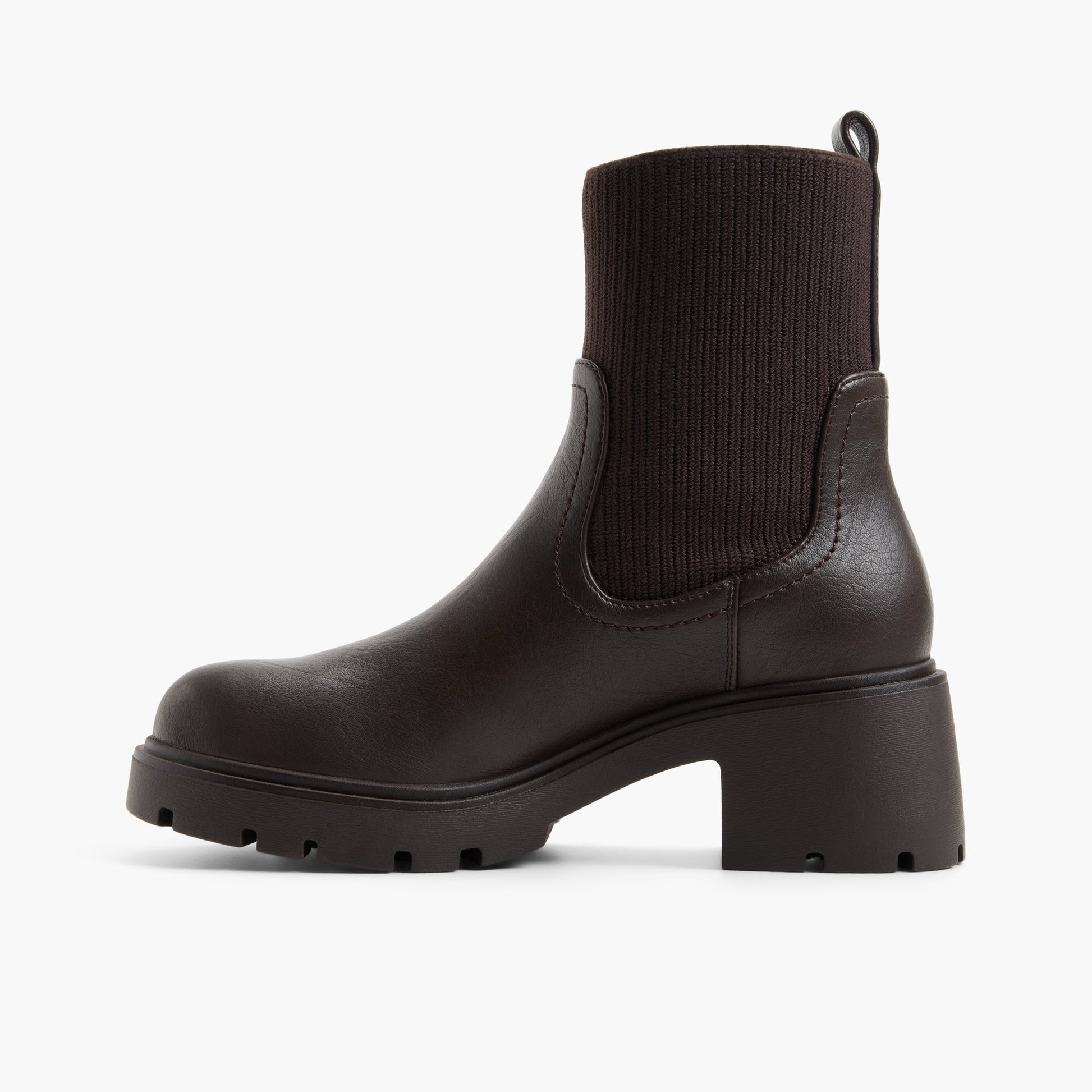 Side view of Dark brown Vienne Chelsea Boots