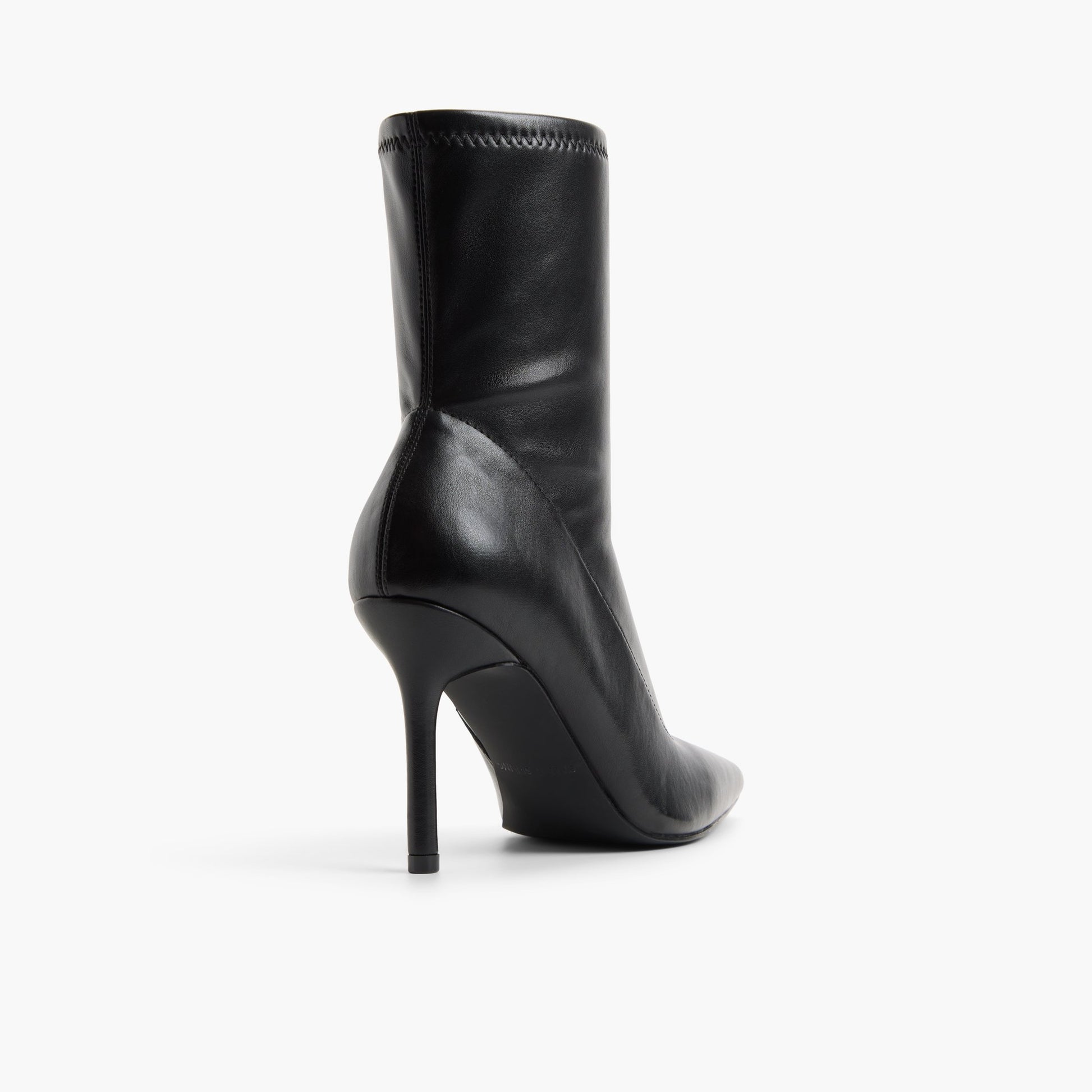 Three-quarter angle of Black Noira Ankle Boots's back side
