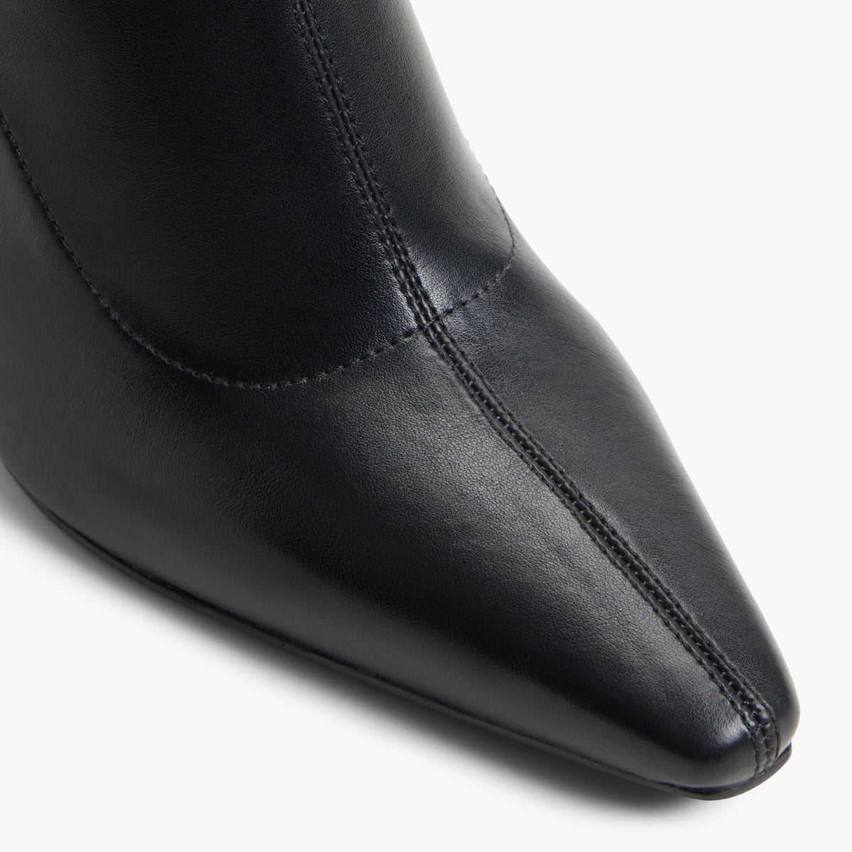 Close-up of the Black Noira Ankle Boots